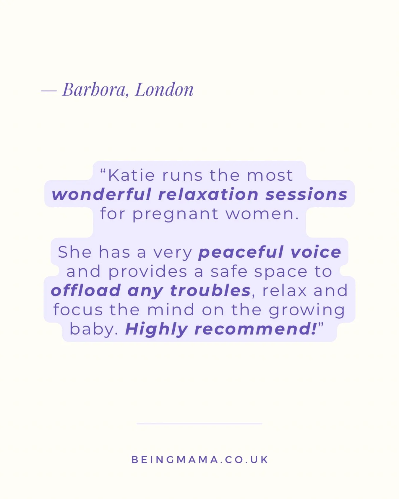 I love receiving feedback like this! 😍
My FREE online relaxation sessions are back this Thursday, 12pm.
45 minutes of zen, pop along on your lunch break. No equipment needed 🧘‍♀️
Book by following the link in bio 🔗
#freepregnancysupport #