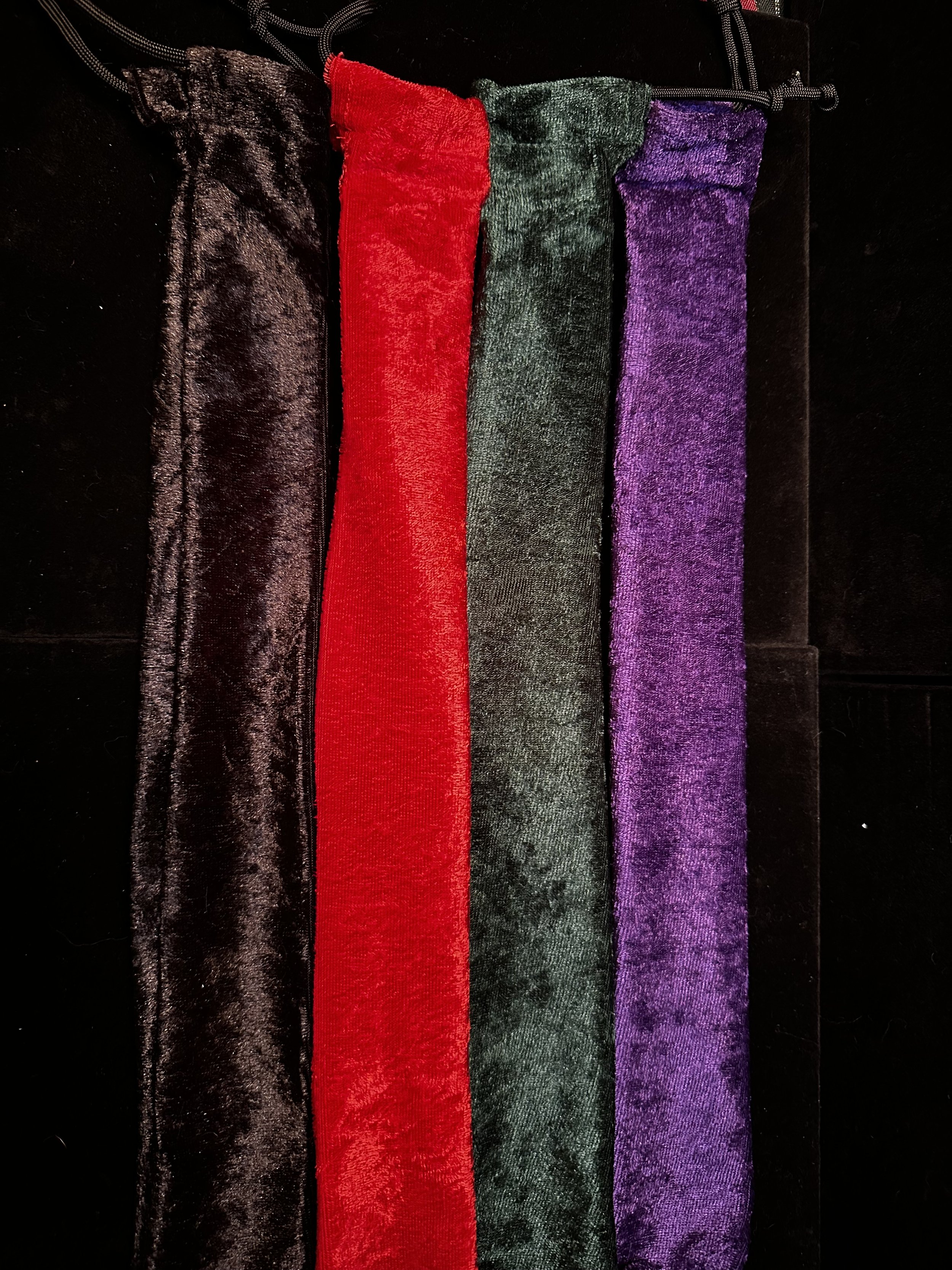 Velvet wand bag