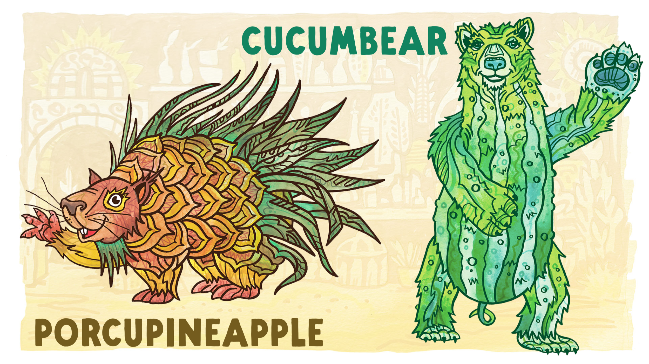 Porcupineapple Cucumbear