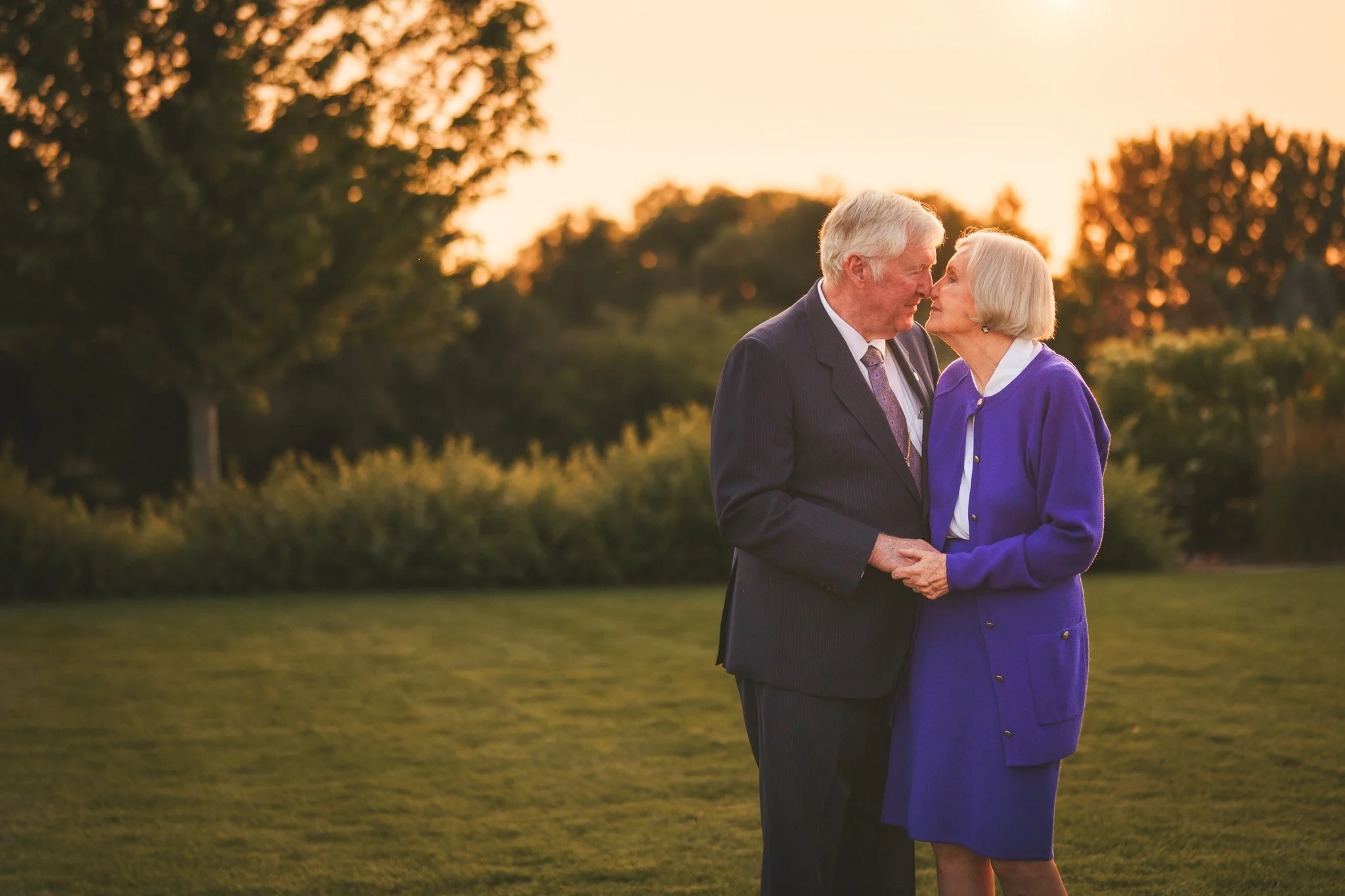 A couple married for many years takes pictures for the first time in a long time. Still in love after all this time married. Couples photography