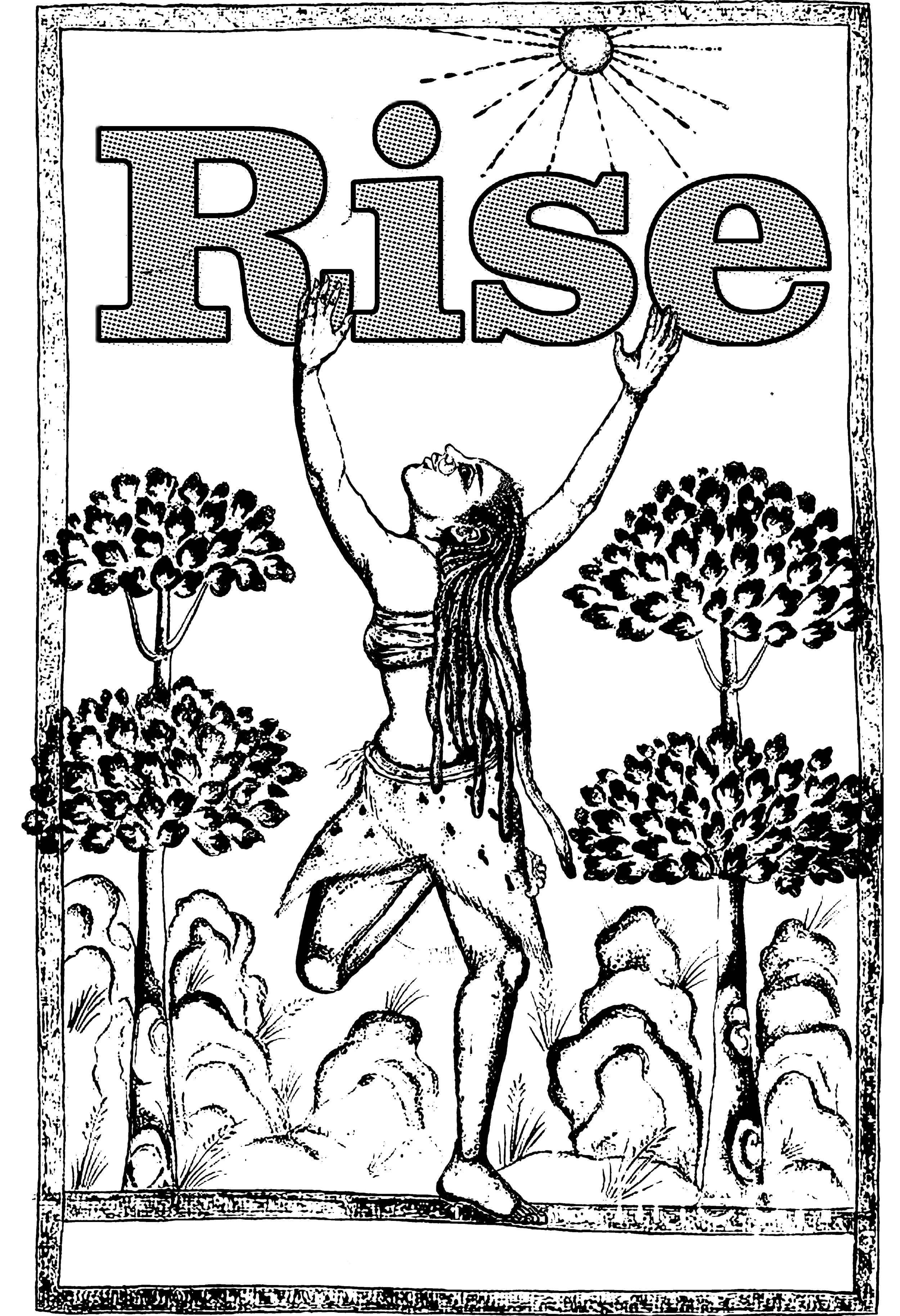 Collaboration with Michael Bühler-Rose - WILLOW & Jahnavi Harrison's Rise EP merchandise.