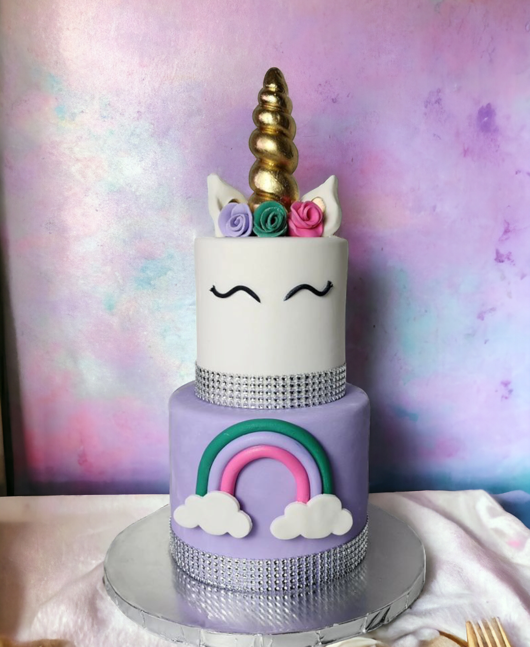 Pastel personalizado de unicornio Valrett Cake