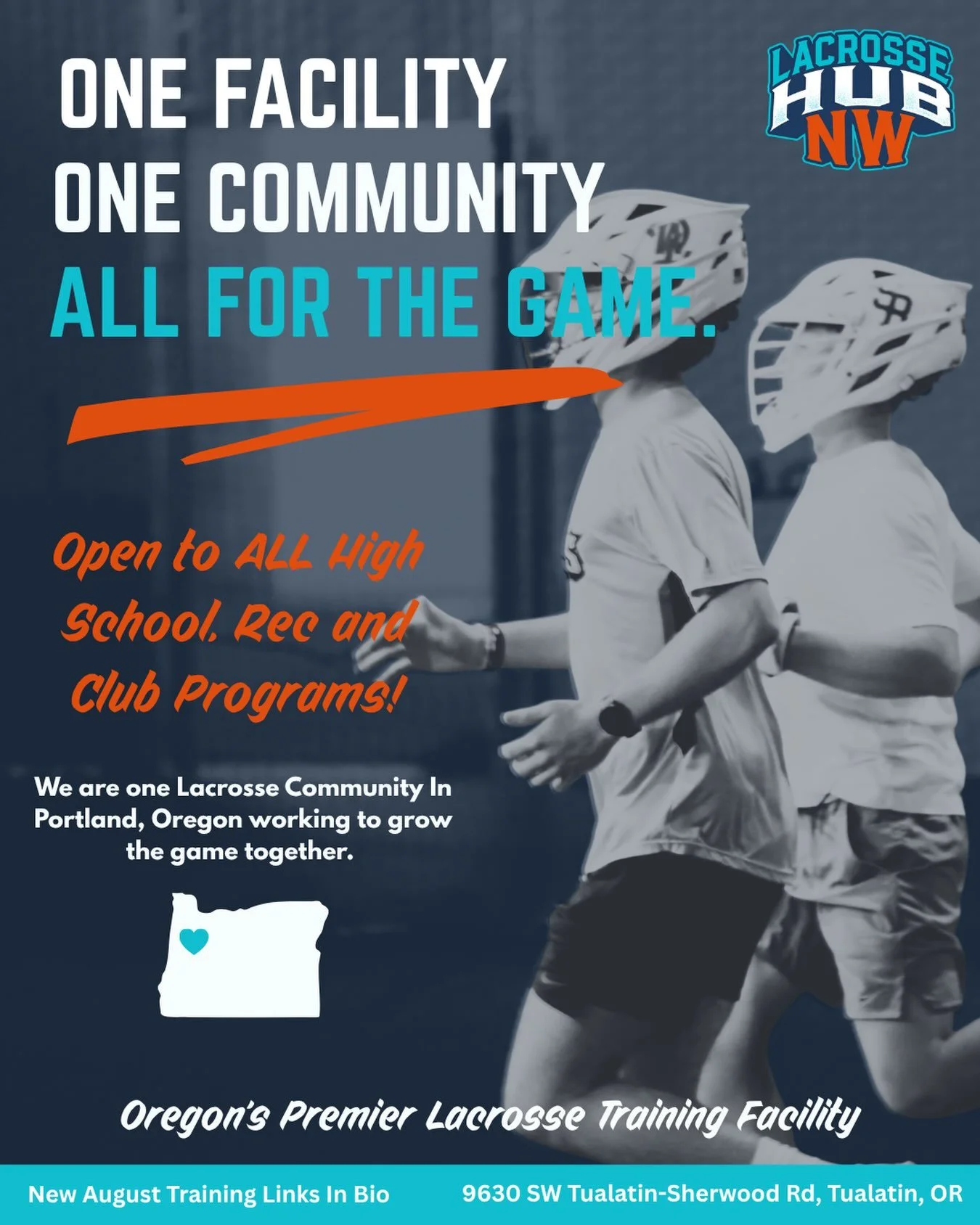 No matter where you play&mdash;high school, rec, or club&mdash;you have a place here.

At Lacrosse Hub, we&rsquo;re committed to growing the game by providing opportunities for every athlete to learn, develop, and compete in a positive environment.

