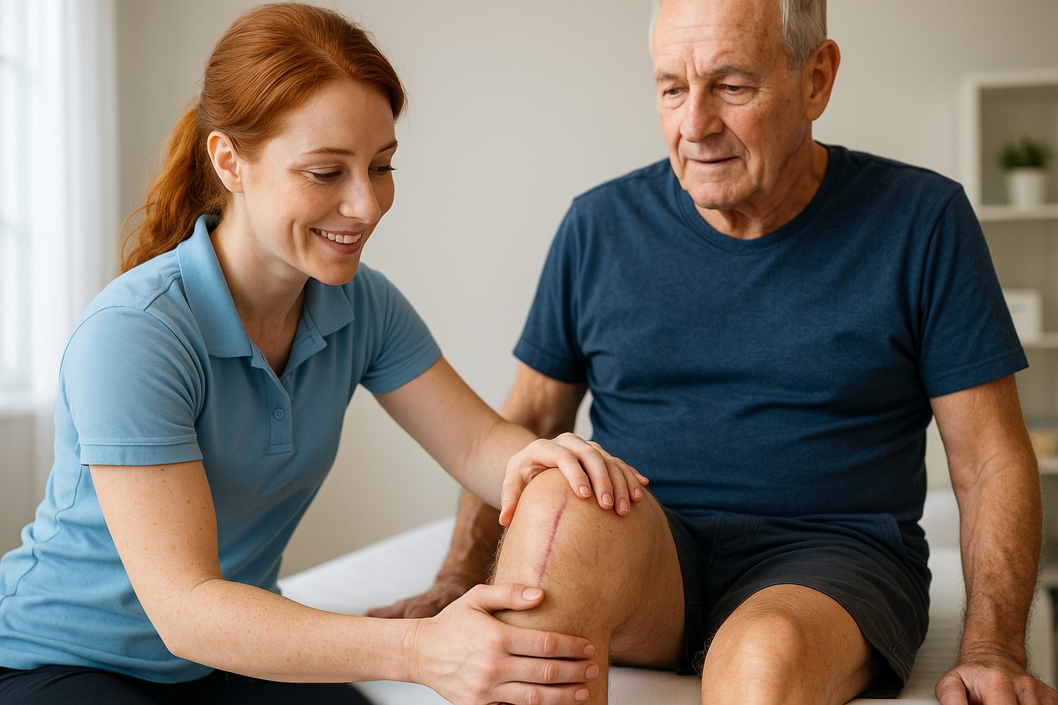 Home-Based Physiotherapy Following Knee Replacement