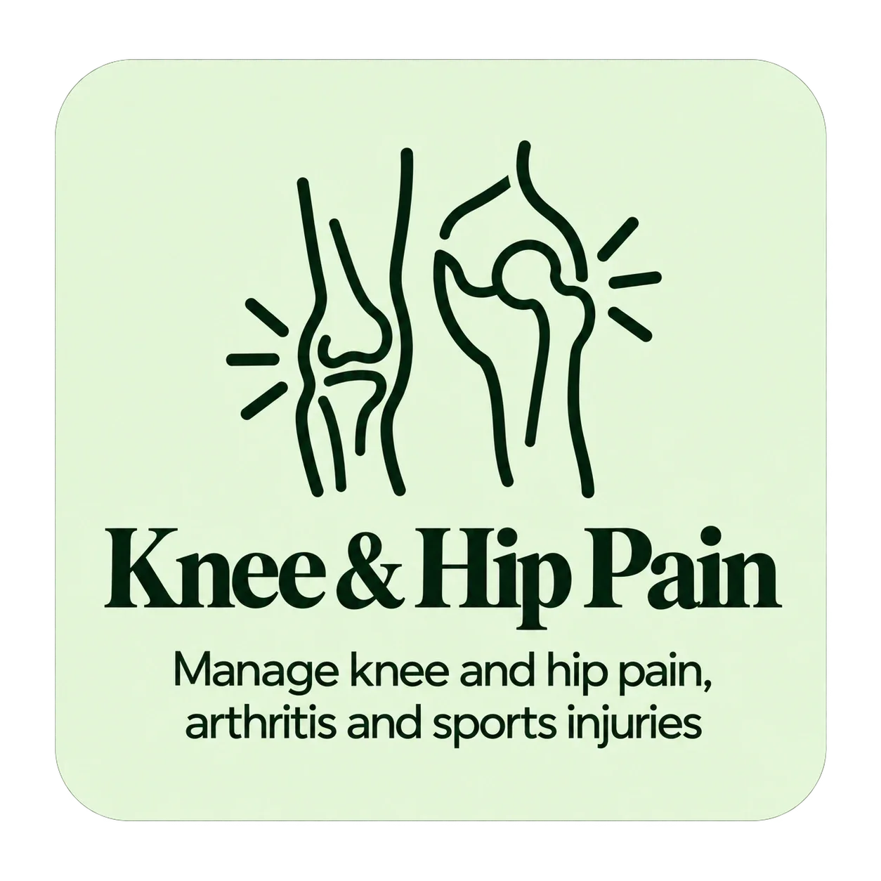 Knee and Hip Pain Treatment