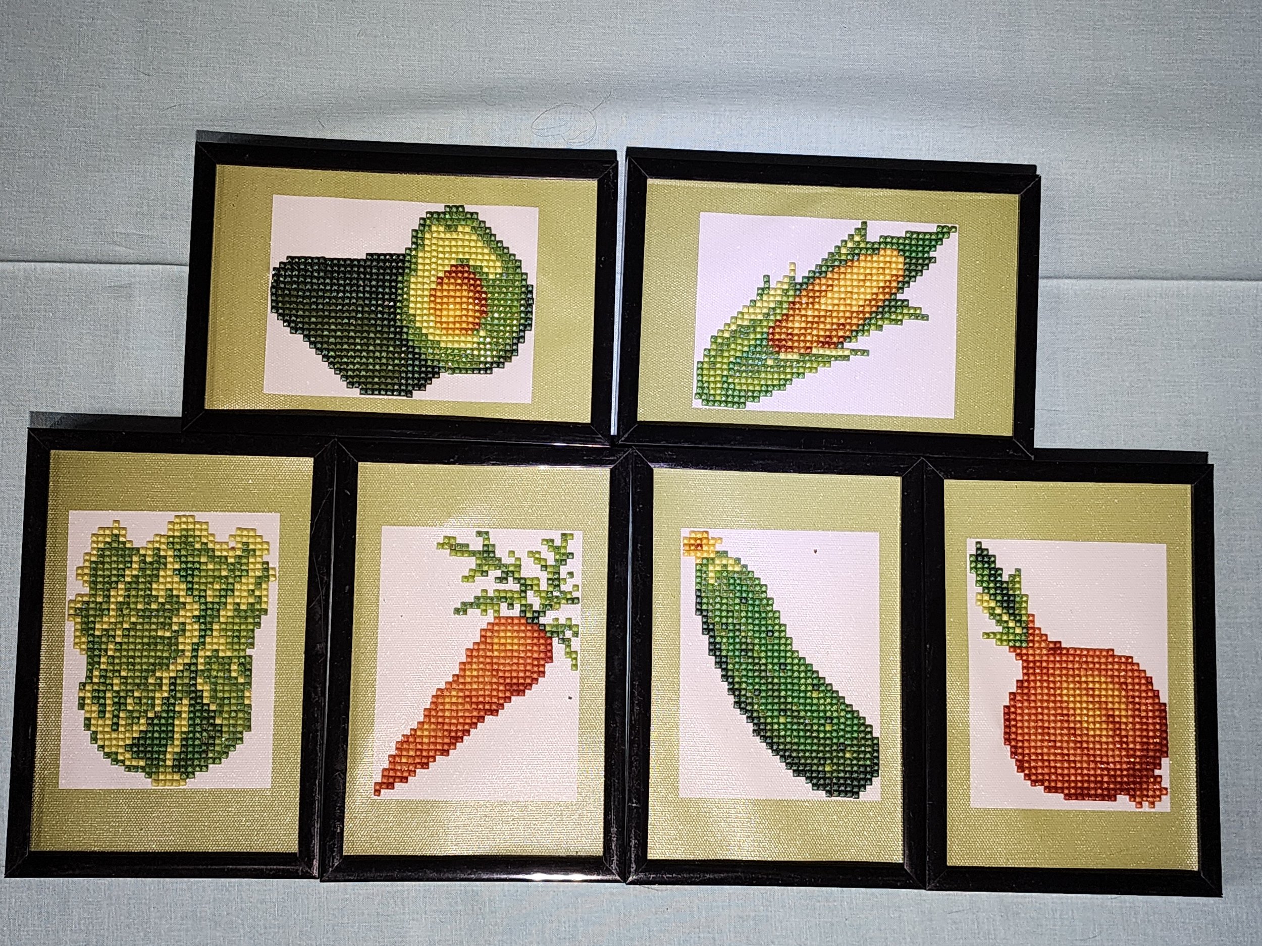 Set of 6 vegetable collection