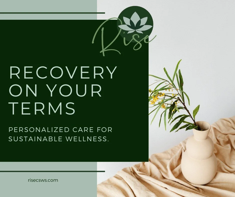 Substance use recovery is not one-size-fits-all. At RISE, counselors collaborate with clients to create individualized treatment plans that support sobriety, mental health, and overall well-being. Visit risecsws.com to learn more.