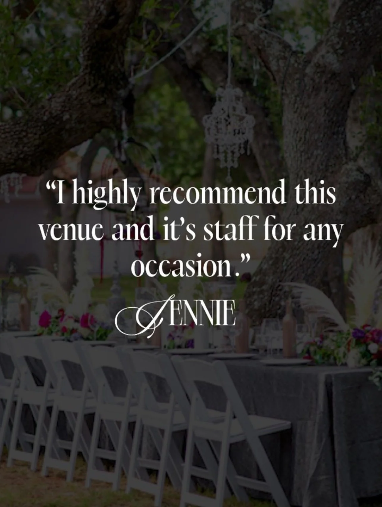 ✨ &ldquo;Honestly, if I could I would give this venue and experience 20 stars! We hosted our only daughter&rsquo;s wedding weekend at La Dolce Vita. I highly recommend this venue and it's staff for any occasion.&rdquo; &mdash; Jennie ⭐️⭐️⭐️⭐️⭐️

We a