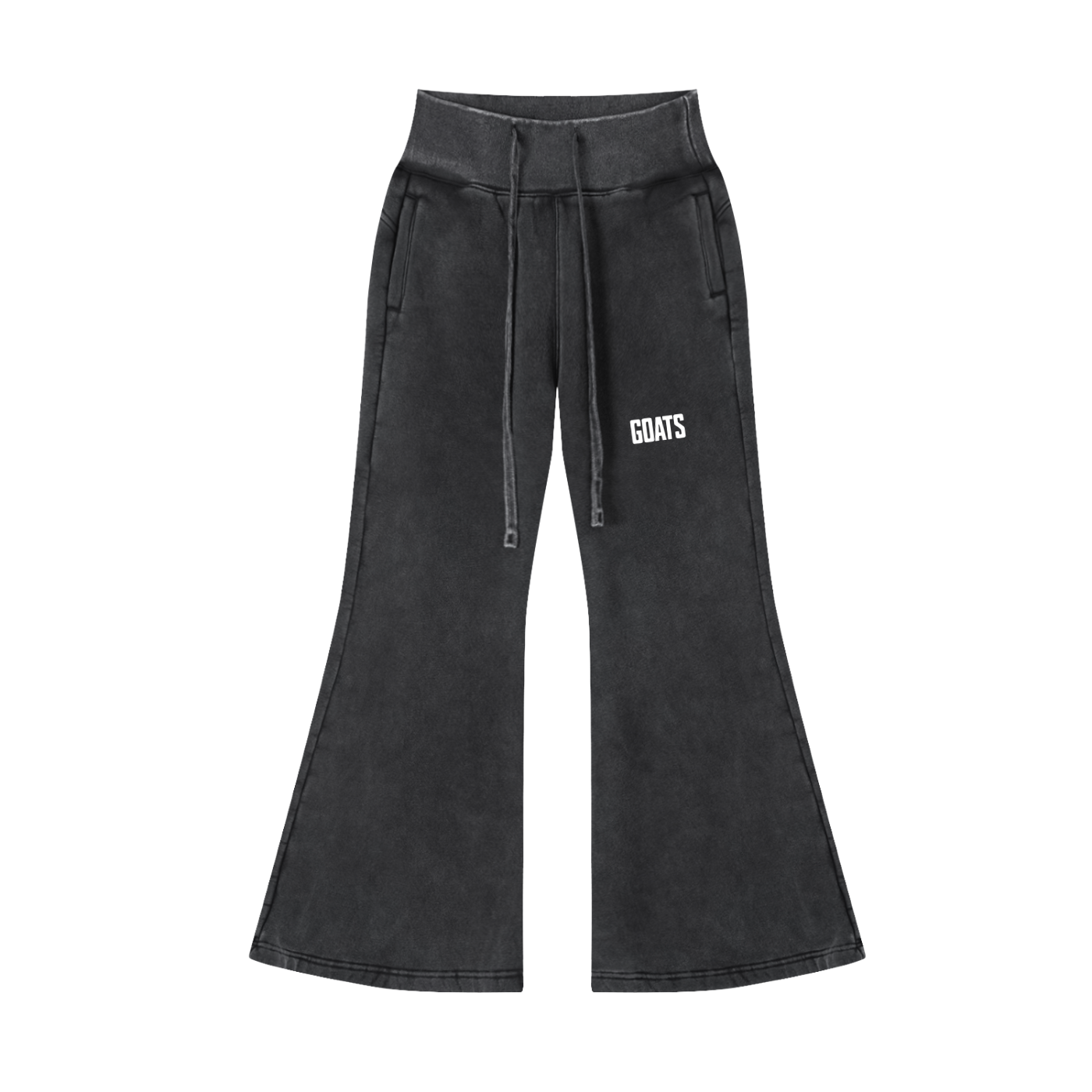 Vintage Washed Flared Fleece Pants