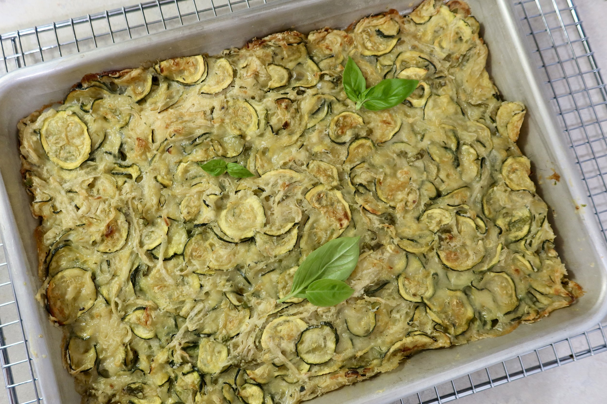 Scarpaccia (Zucchini Tart)