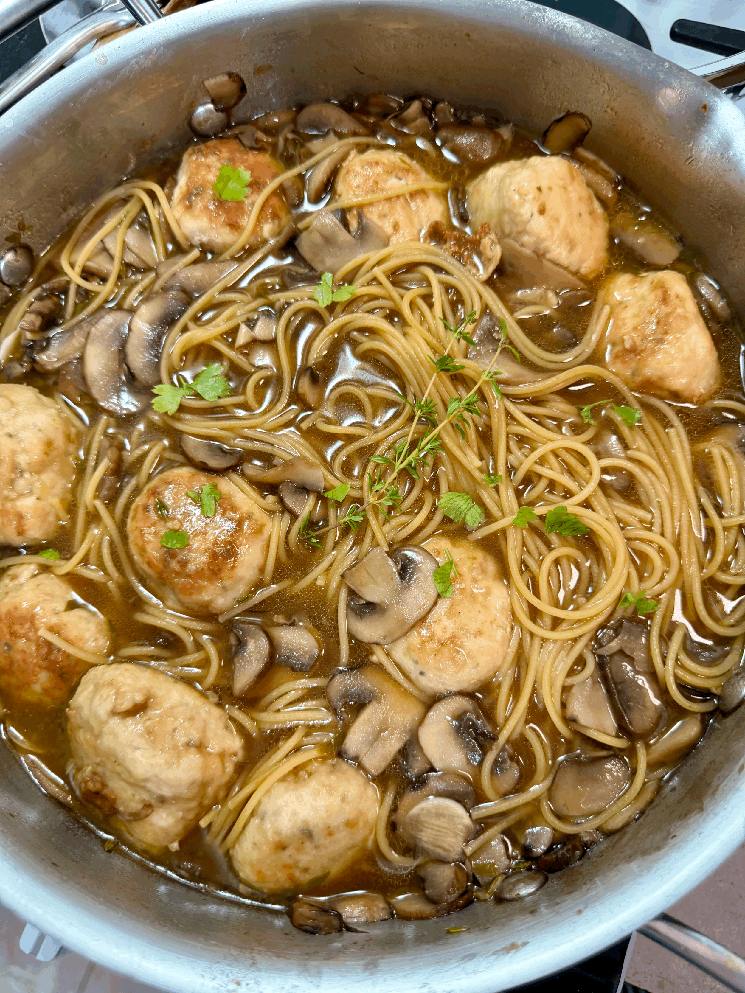 Chicken Marsala Meatballs