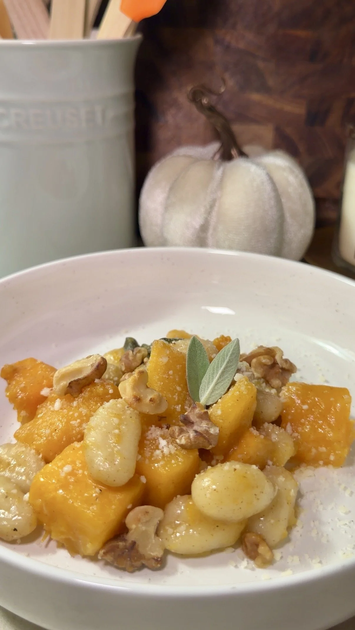Brown Butter Gnocchi with Butternut Squash &amp; Toasted Walnuts