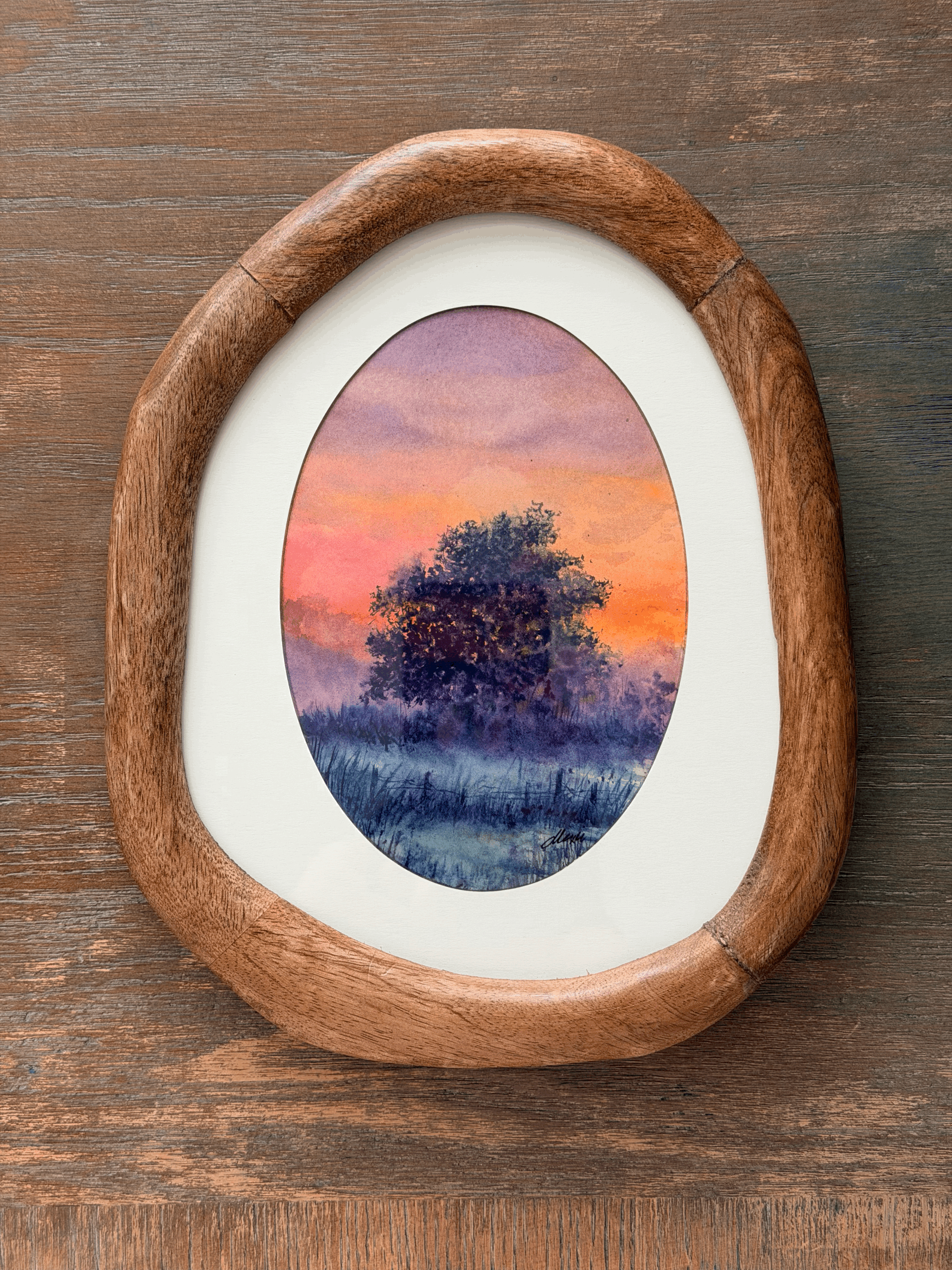 Ember Sky - Framed Original