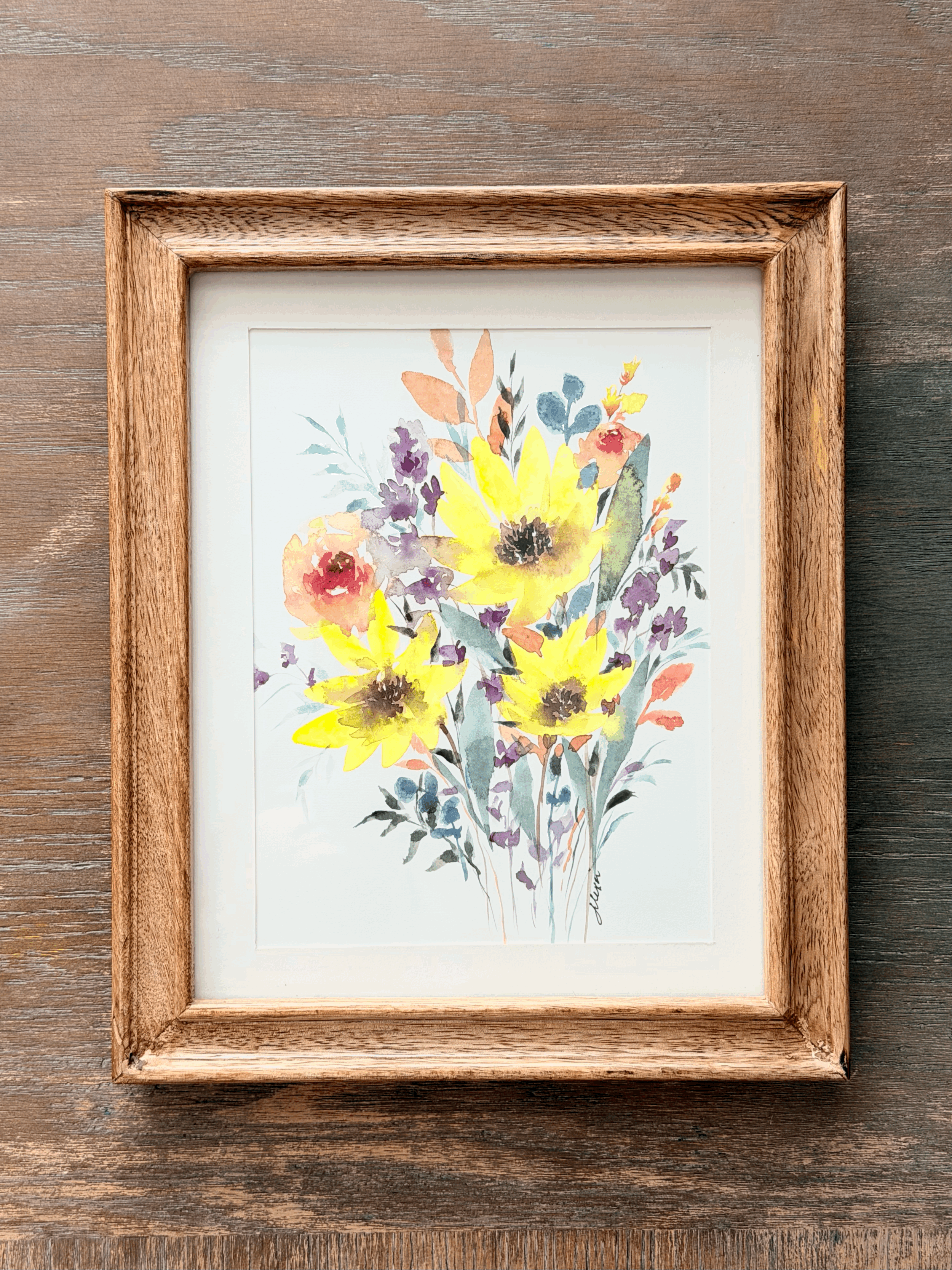 Bouquet Of Sunshine - Framed Original