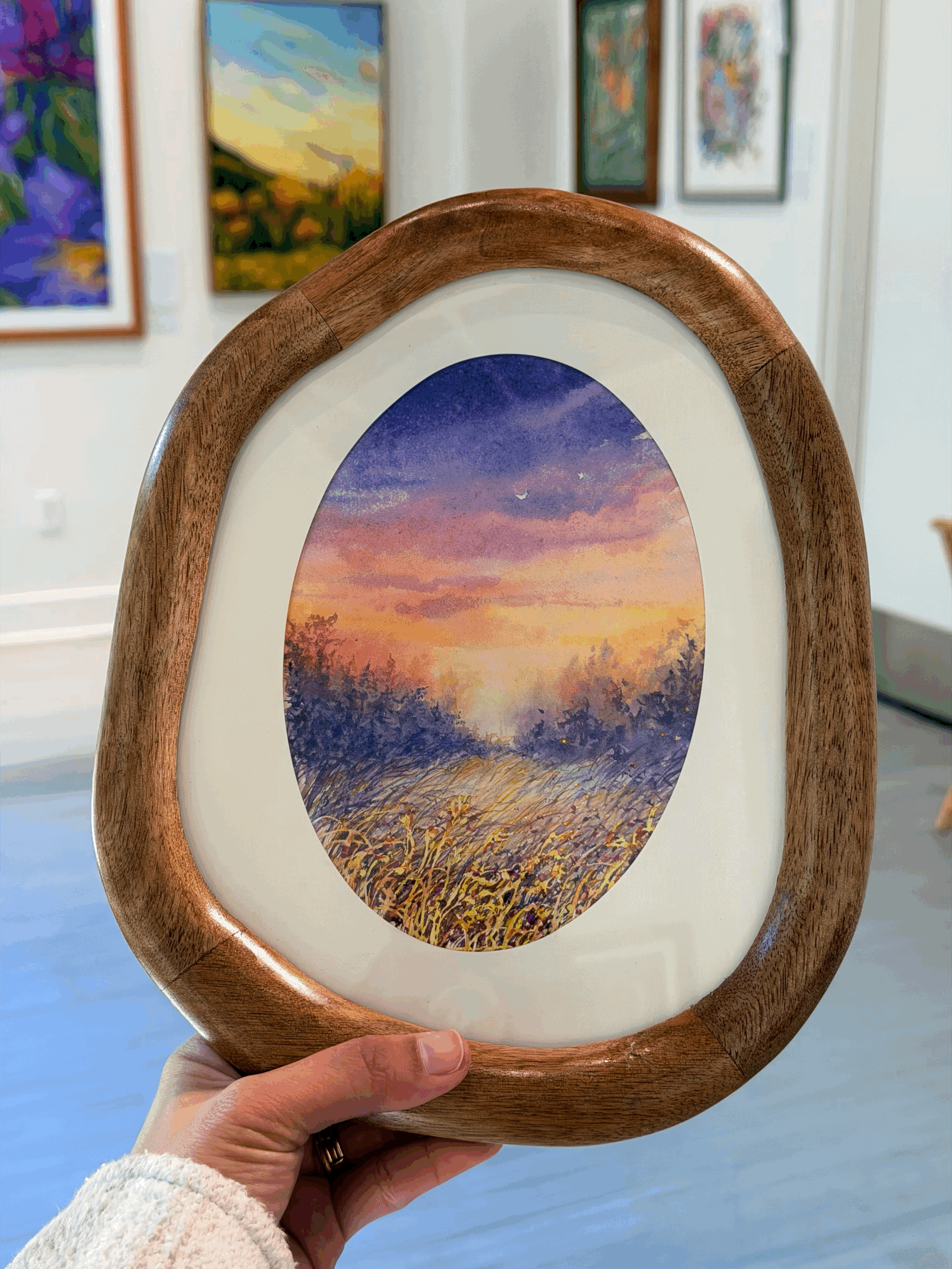 I Hope You Always Find The Light - Framed Original