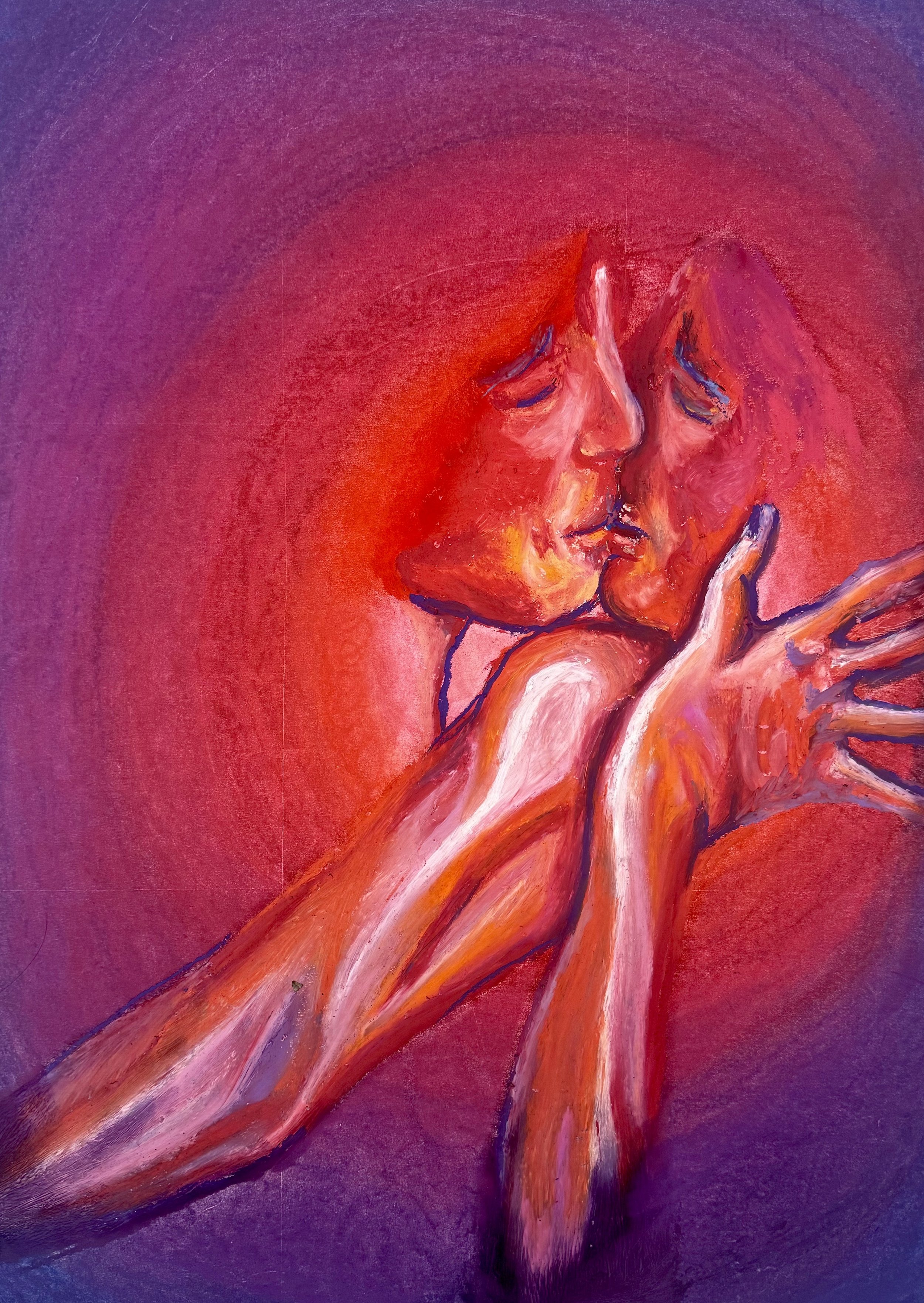LoveLust (2024)
Oil and chalk pastels on paper
18" x 24"
$300