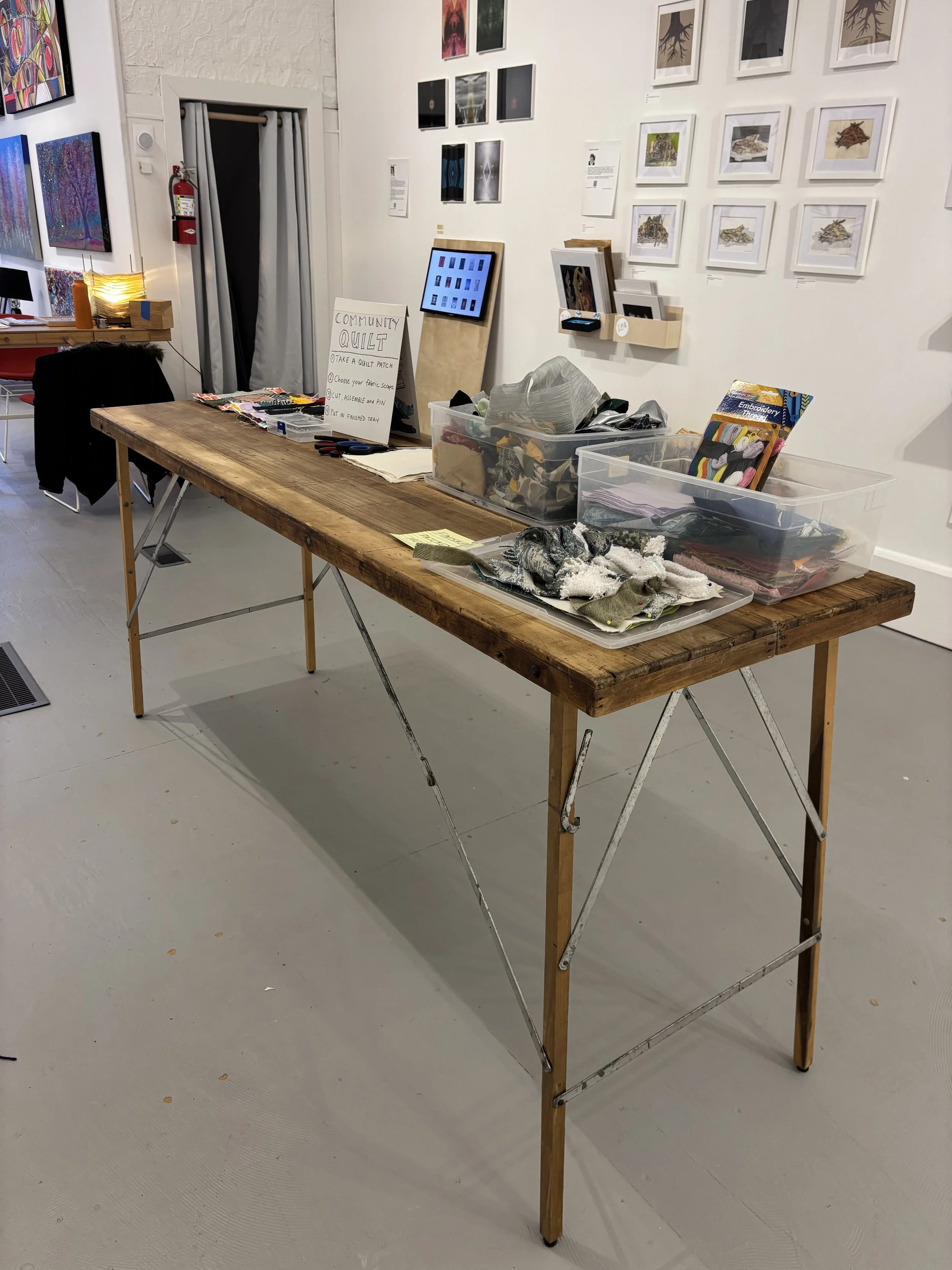 Community Quilt Table