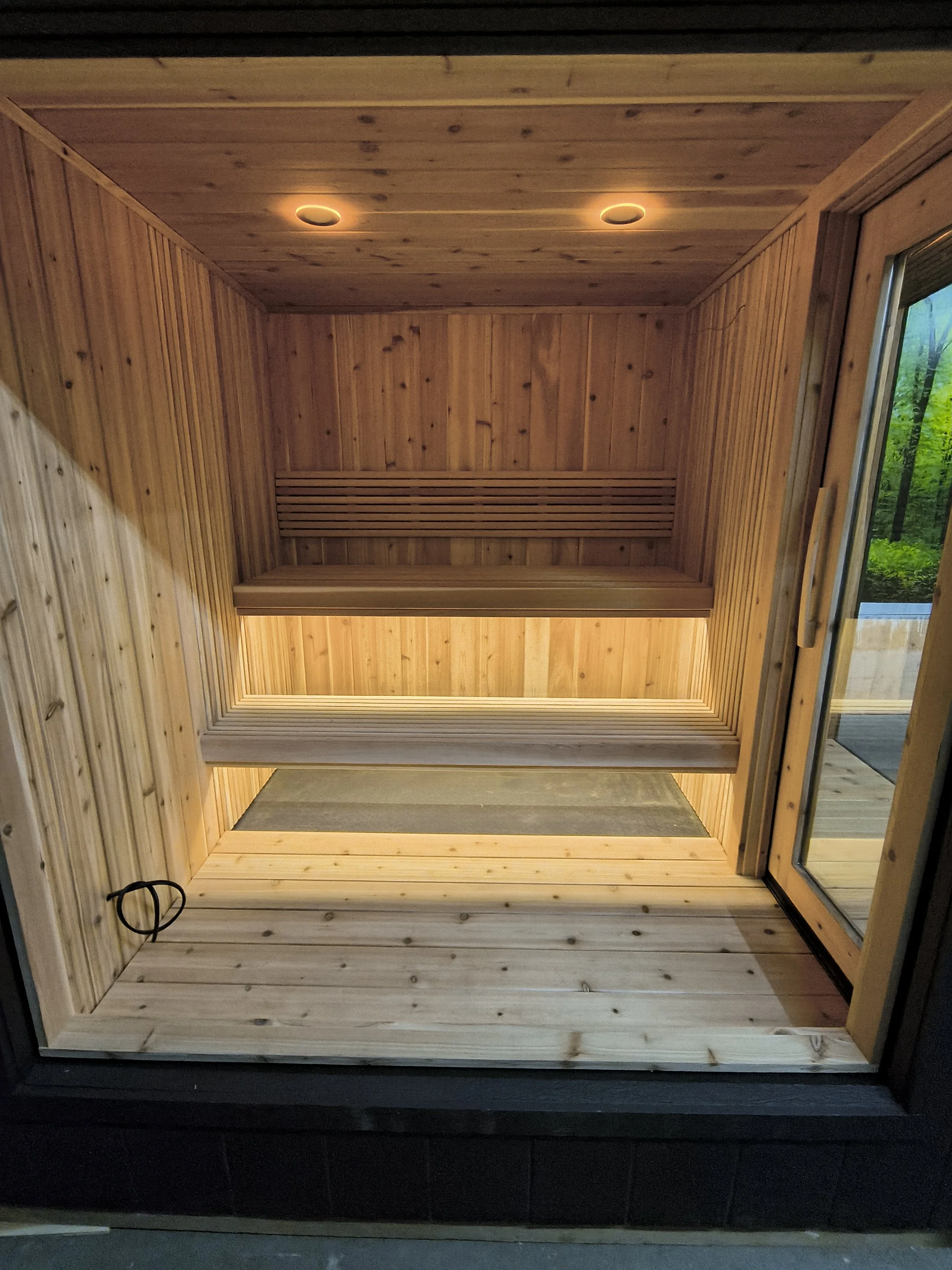 Sauna Ceiling Height 