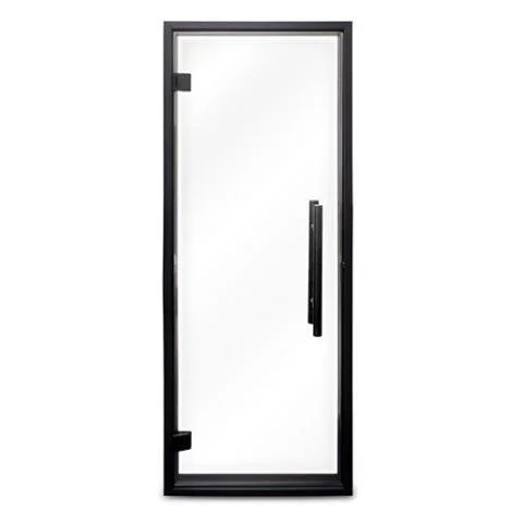 PROSAUNAS-Sauna-Door-24x73-Black-Alder-Clear-1.jpg