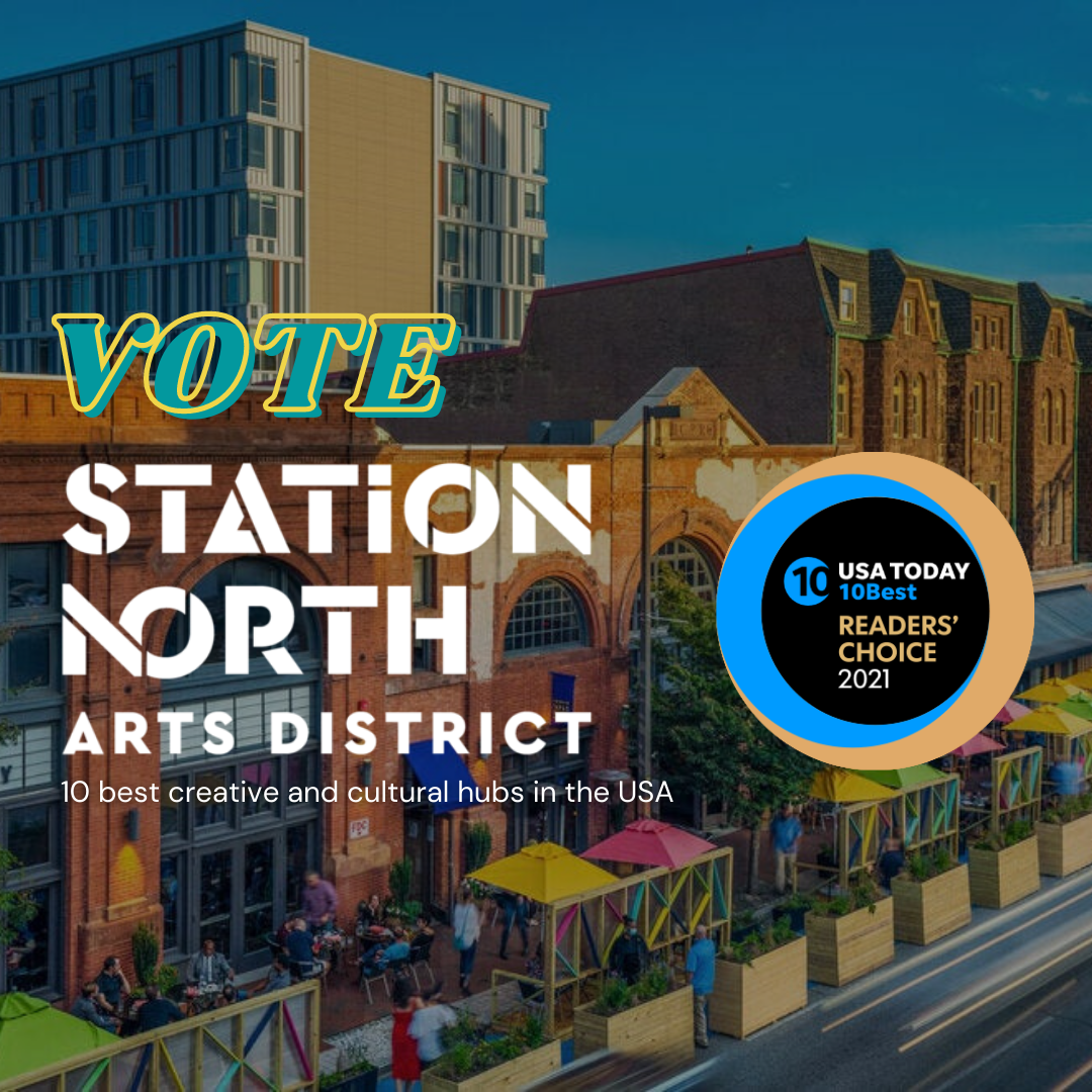 Station North Arts District Voted Top Ten Arts Districts in the US by USA TODAY!
