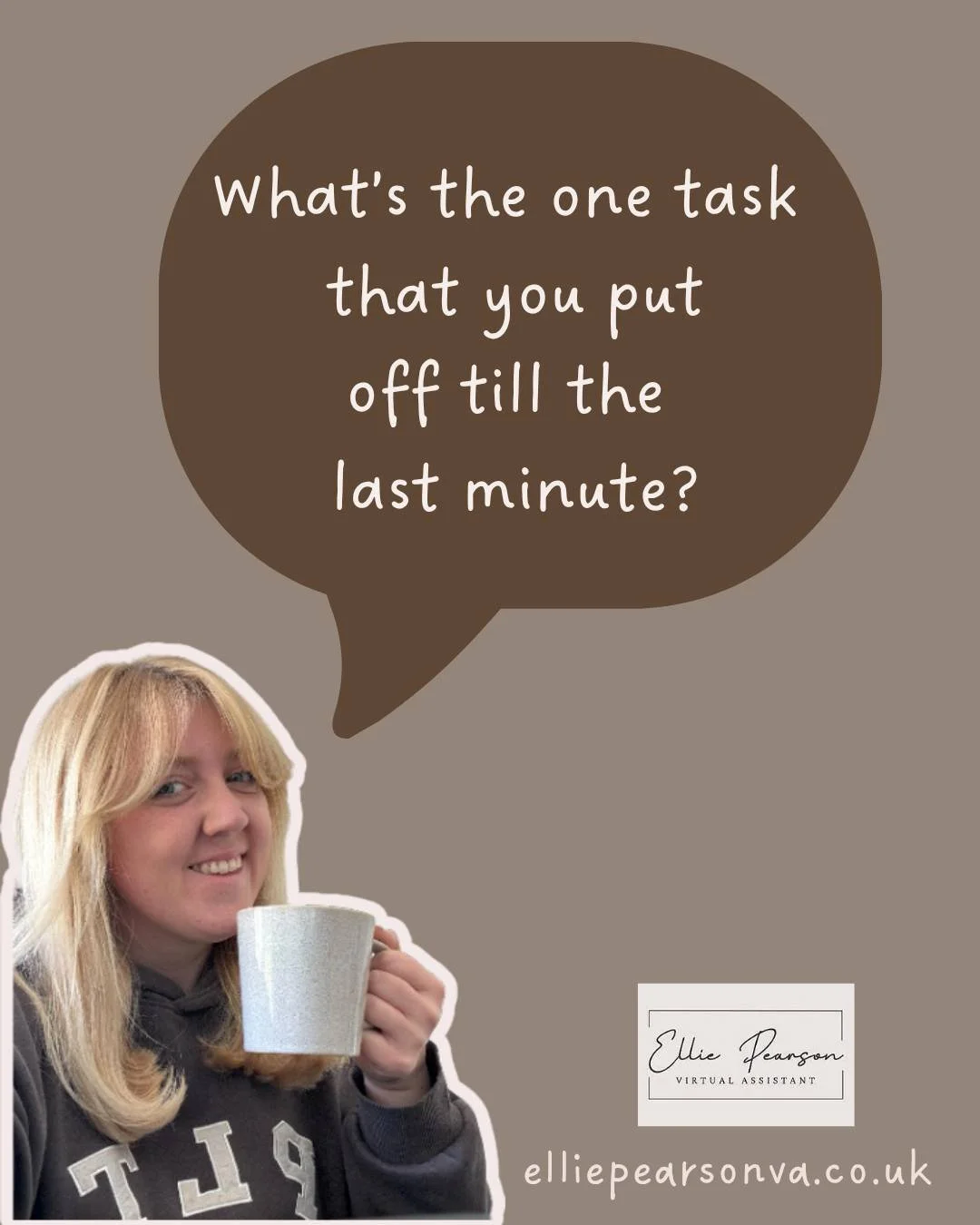 What&rsquo;s the one task you always put off until the last minute? If it&rsquo;s taking up too much energy, a VA could take it off your list completely.

#VirtualAssistantUK #NorthEastBusiness #DurhamBusiness #SmallBizSupport #OutsourceTasks