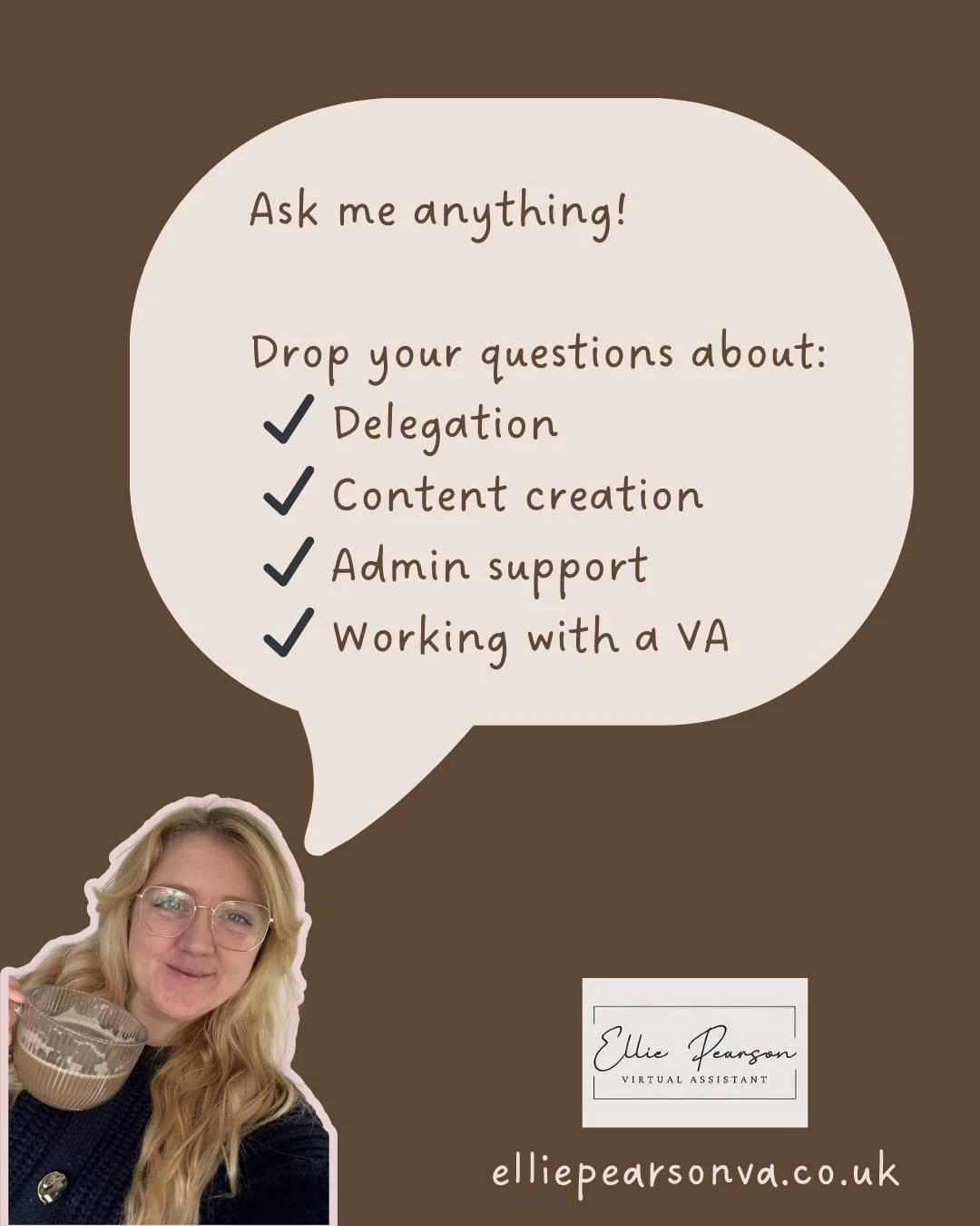Ever wondered what it's really like working with a VA or how it all works?  Drop me a question in the comments!

#ClientWork #VAProjects #ContentCreation #businesssupportingbusiness
