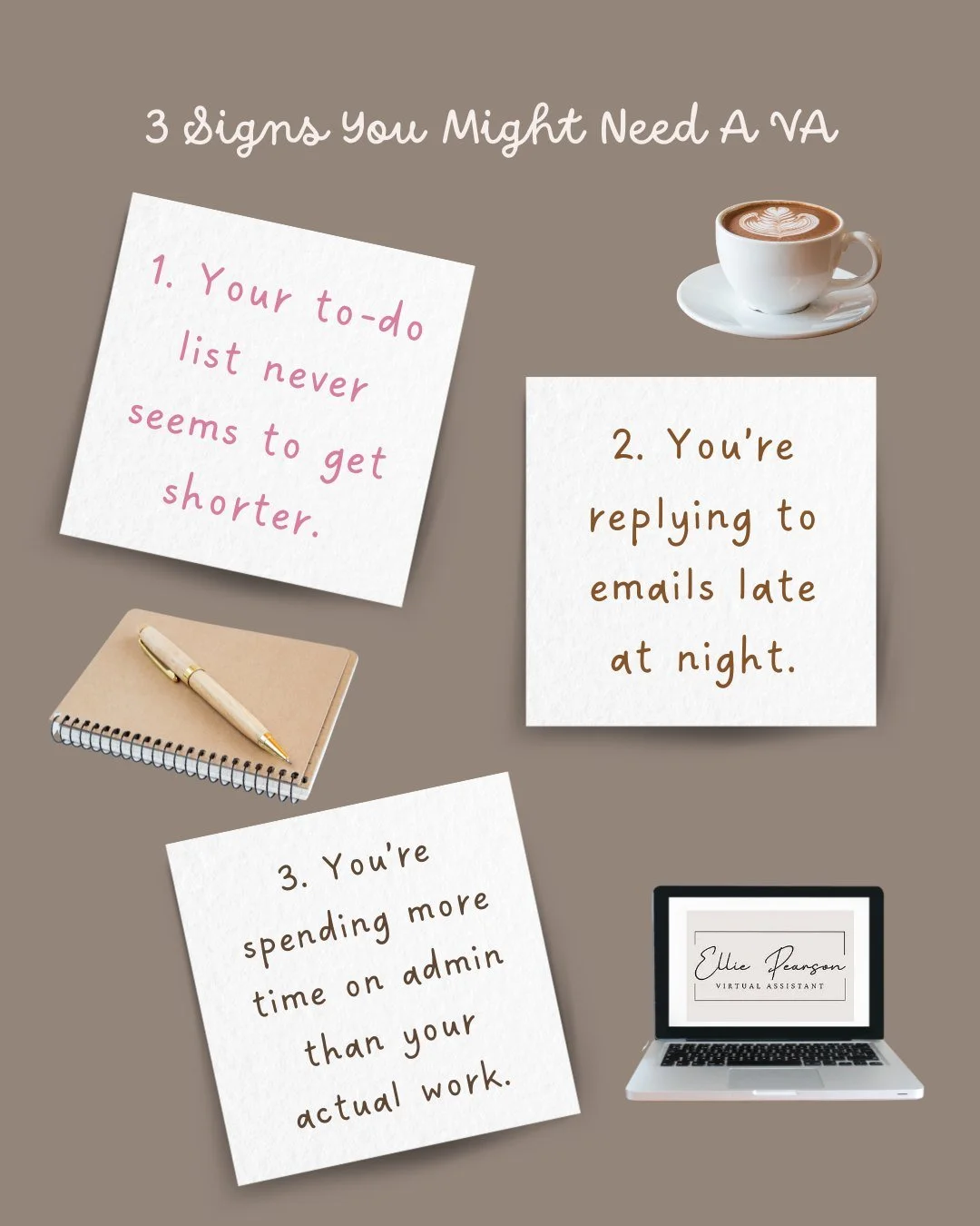 Do any of these signs sound familiar?

Getting support doesn&rsquo;t mean you&rsquo;re failing.

It means your business is growing.

And sometimes an extra pair of hands makes all the difference.

#hireava #virtualassistantservices #growingbusiness #