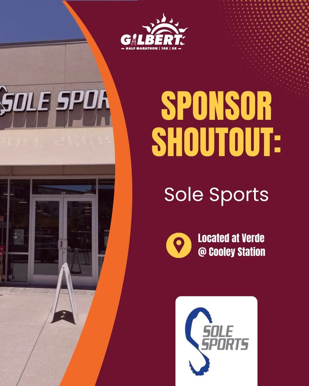 π #SponsorShoutout: Sole Sports π
@solesports is a locally owned specialty running store that’s been a staple in Arizona’s running scene for years. Their expert staff, community runs, and support for local clubs, youth programs, and ra