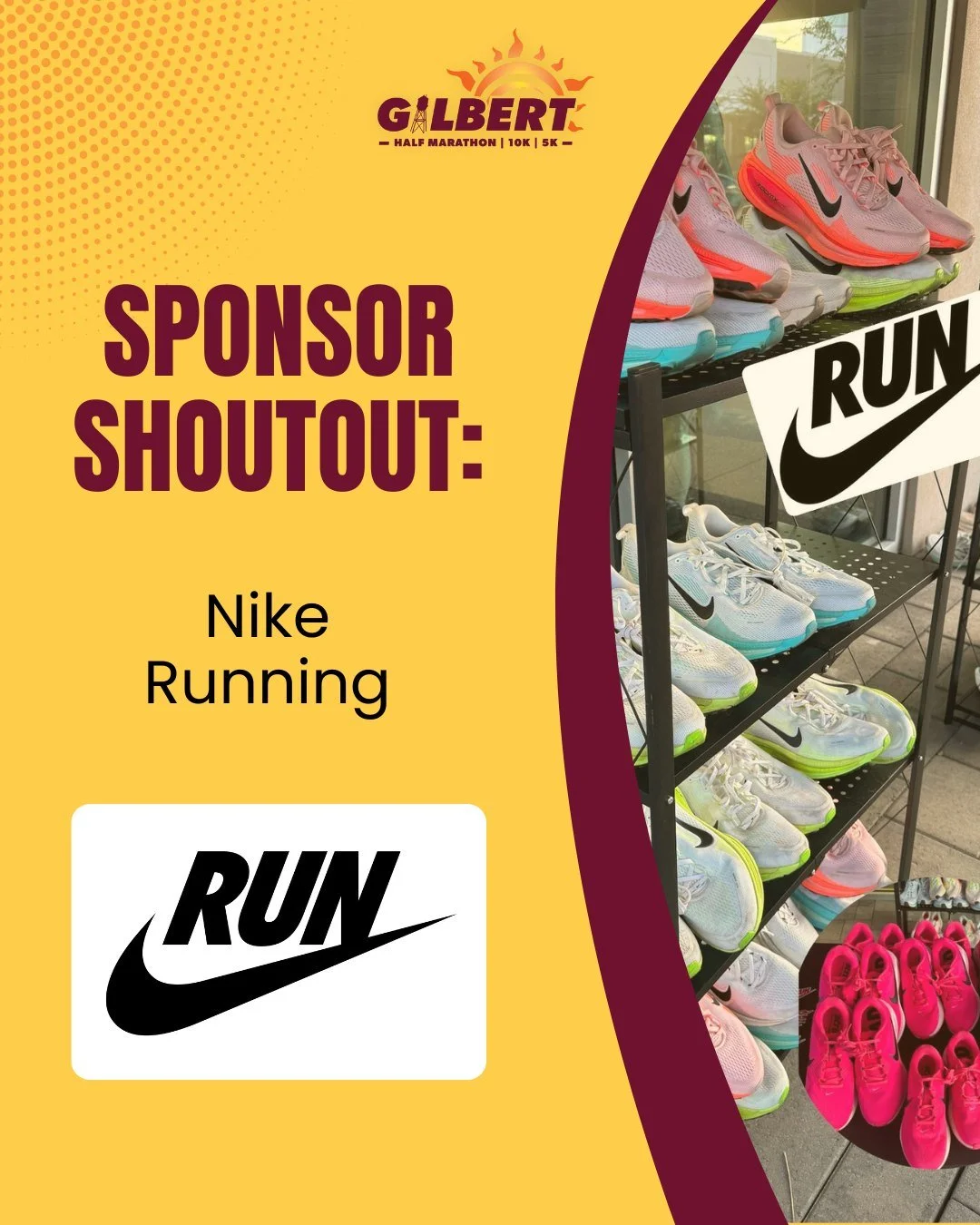 #SponsorShoutout: Nike Running 👟

From powering our training program to race day itself, Nike Running helps keep our community moving strong. Their support makes it possible for us to deliver an incredible race experience. 🏅

Thank you, Nike, for b