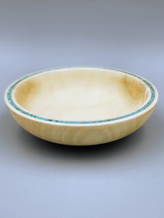 23003 Holly bowl with turquoise inlay - side 2.jpg