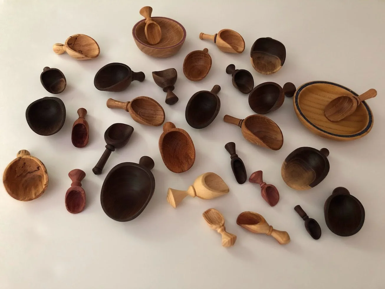 Wooden scoops