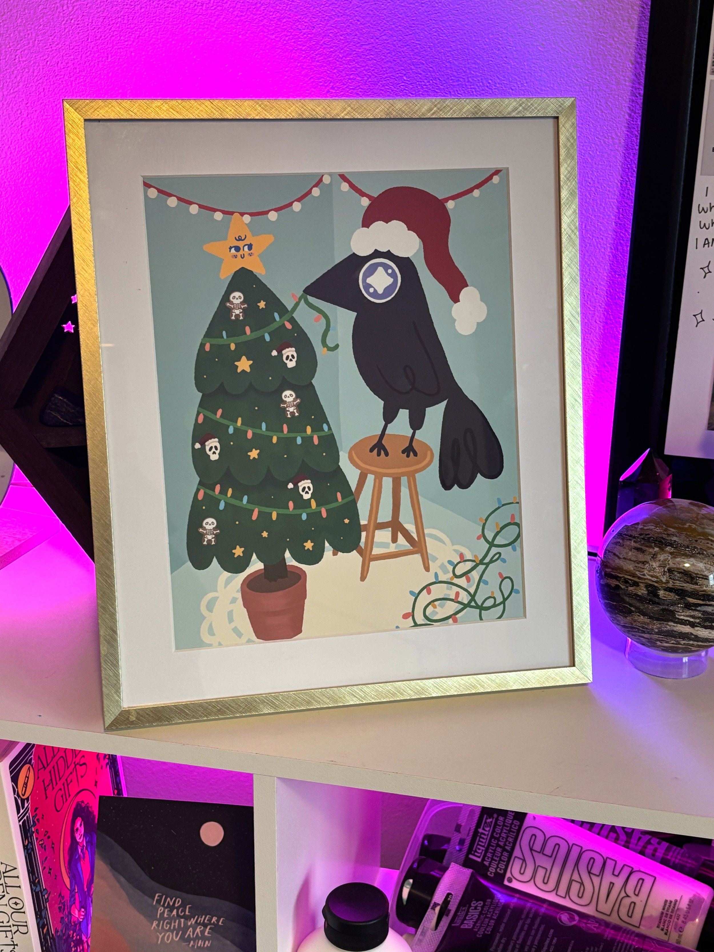 Crowbie-decorates-for-Chrsitmas.JPG
