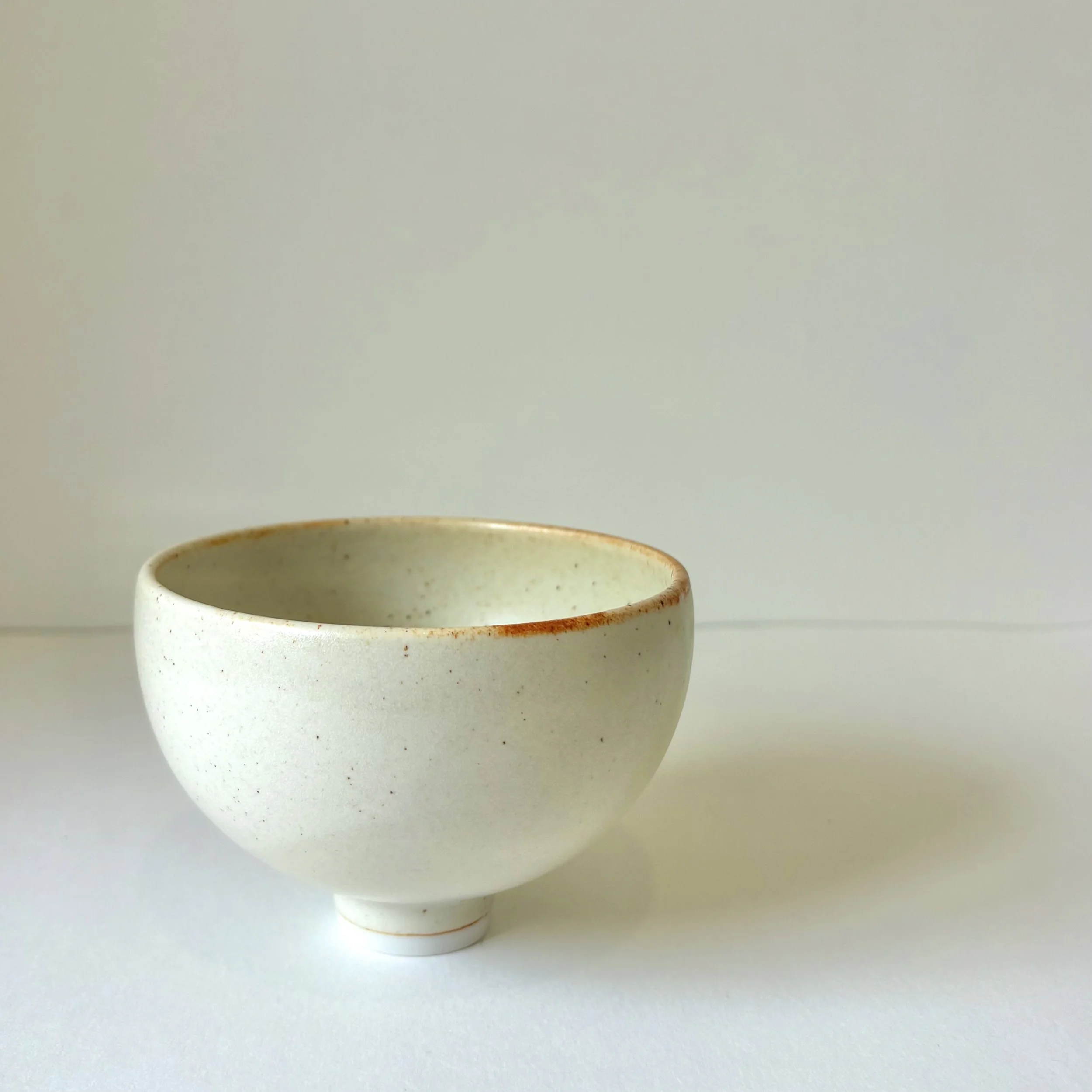 Speckle porcelain bowl