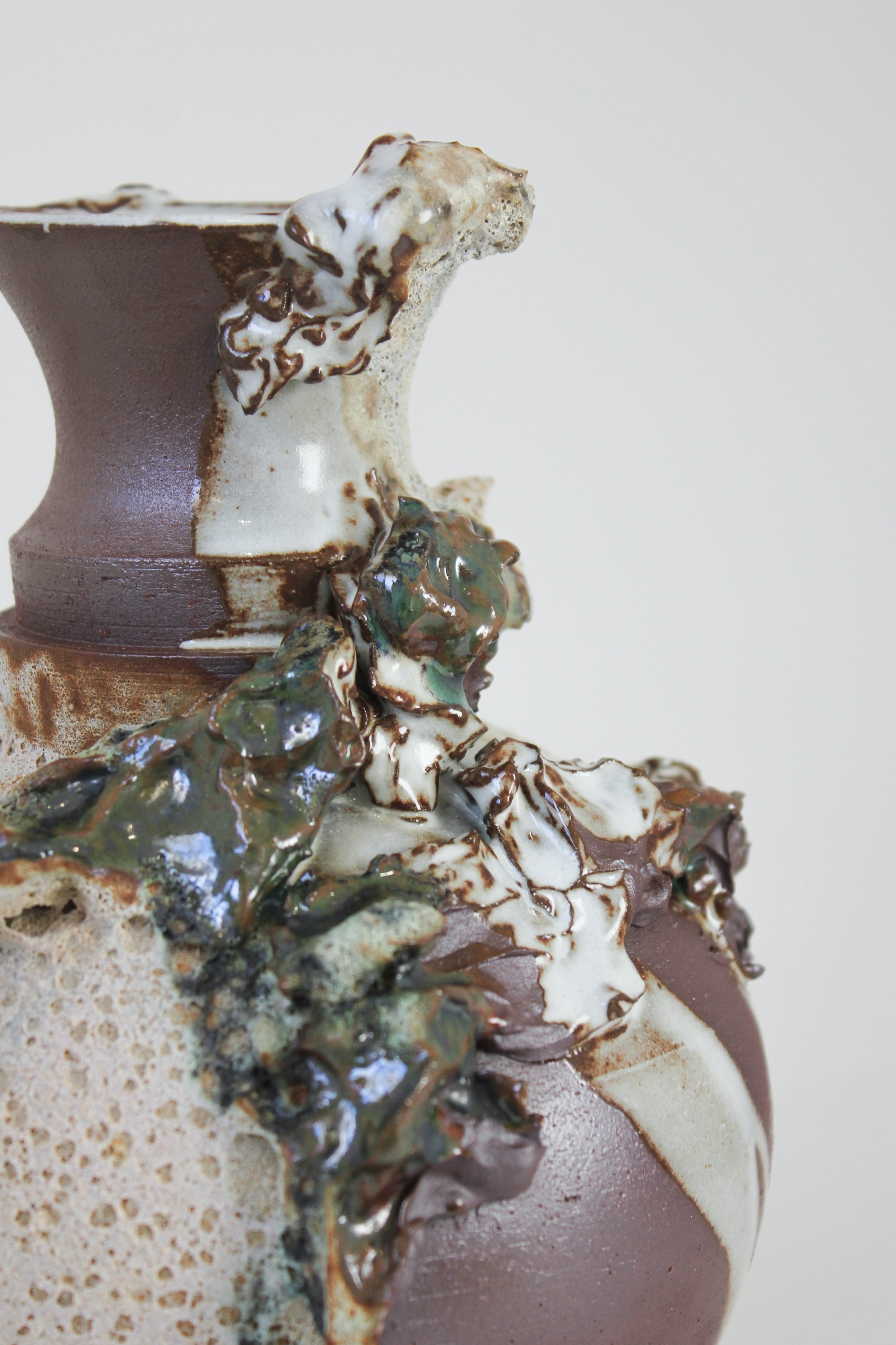 Moss emerges from the breaks; - Exhibition artwork