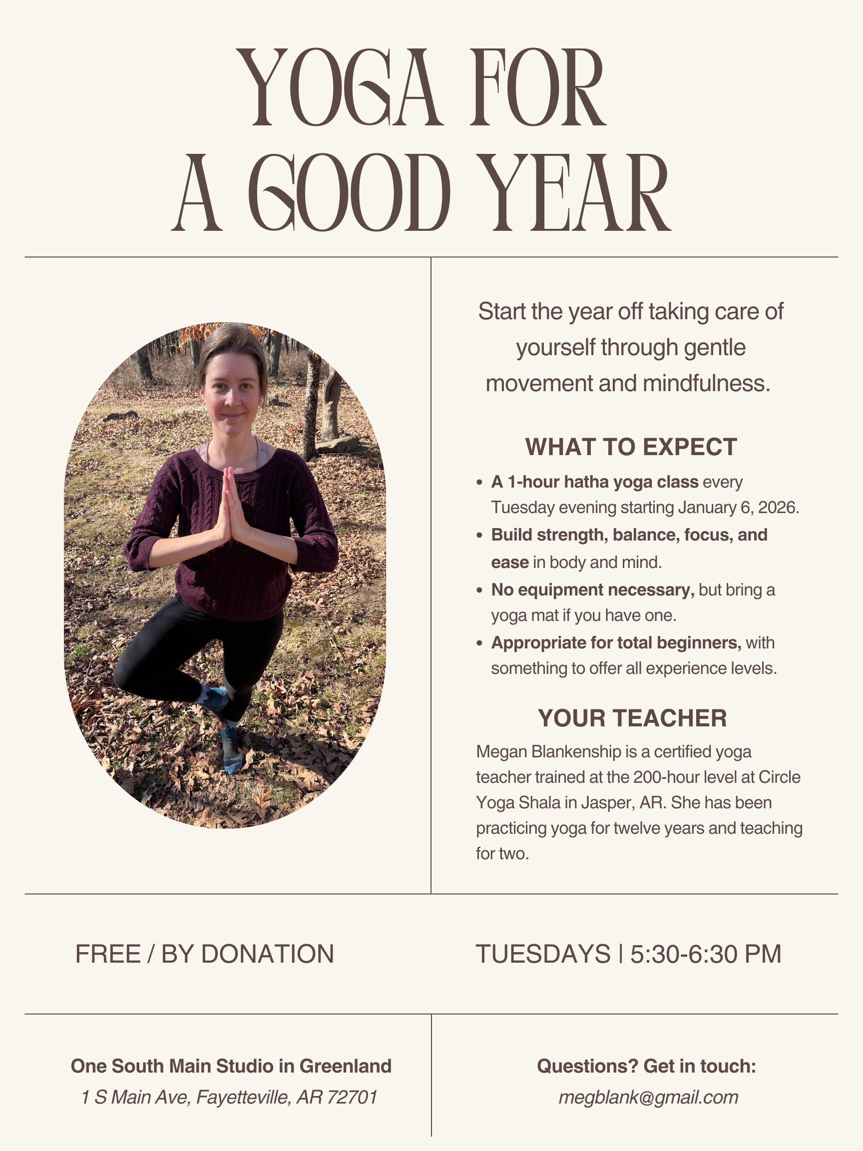 Yoga with Megan Blankenship