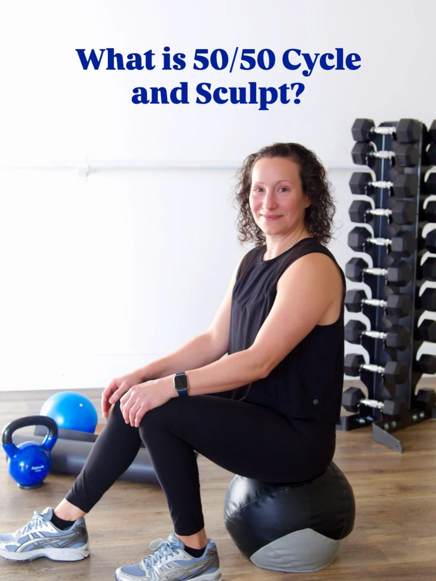 What is 50/50 Cycle and Sculpt?

This class is the perfect combo of Cardio and Weights! 30 minutes of cycle followed by 30 minutes of strength training! This is a great class if you are new to cycle and do not want to commit to a full 45 minutes. 30 