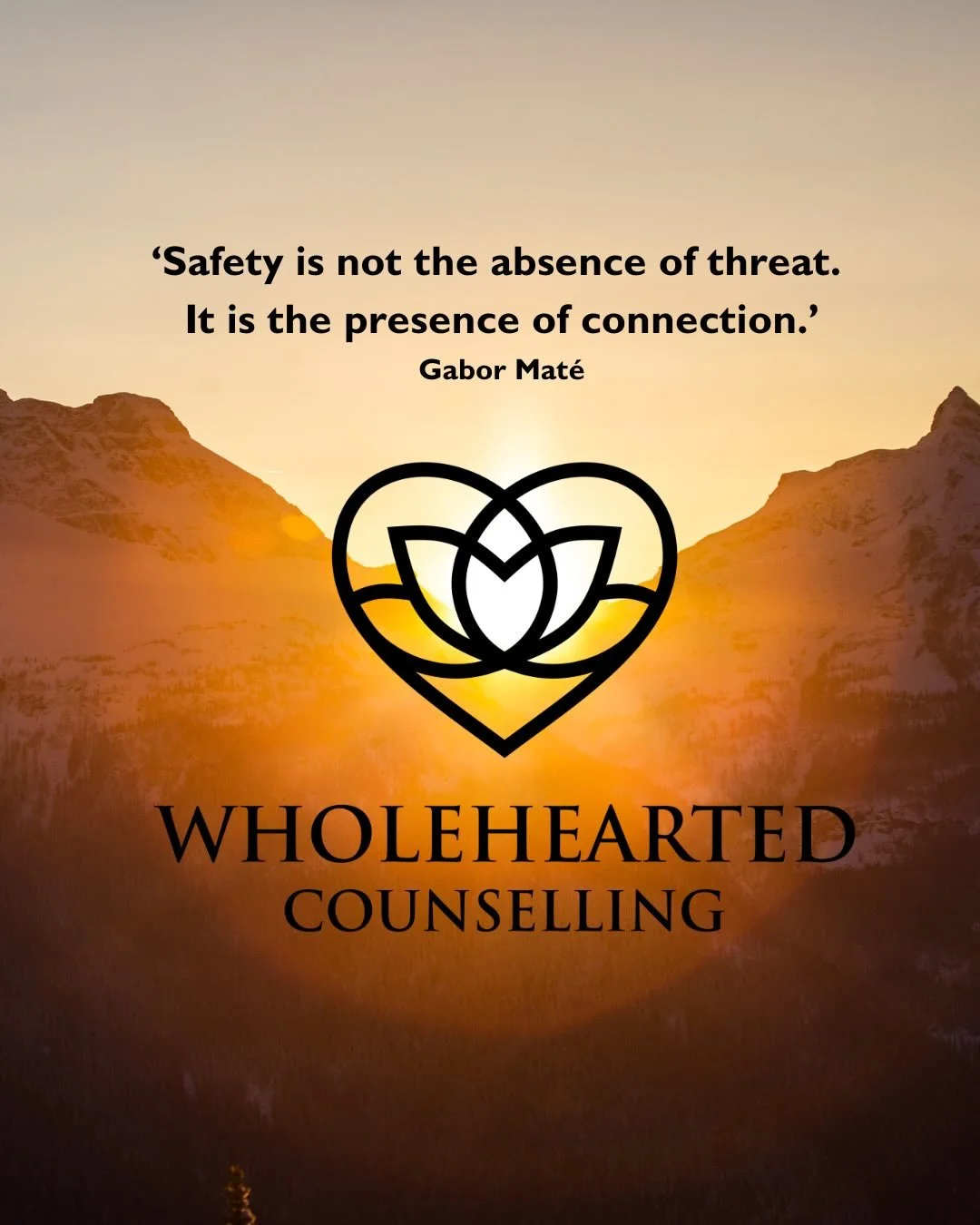 Safety grows from connection &mdash; to others, to our bodies, and to our nervous system. (And to cats )😻 

#wholeheartedcounselling #mentalhealth #revelstoke #safety #connection