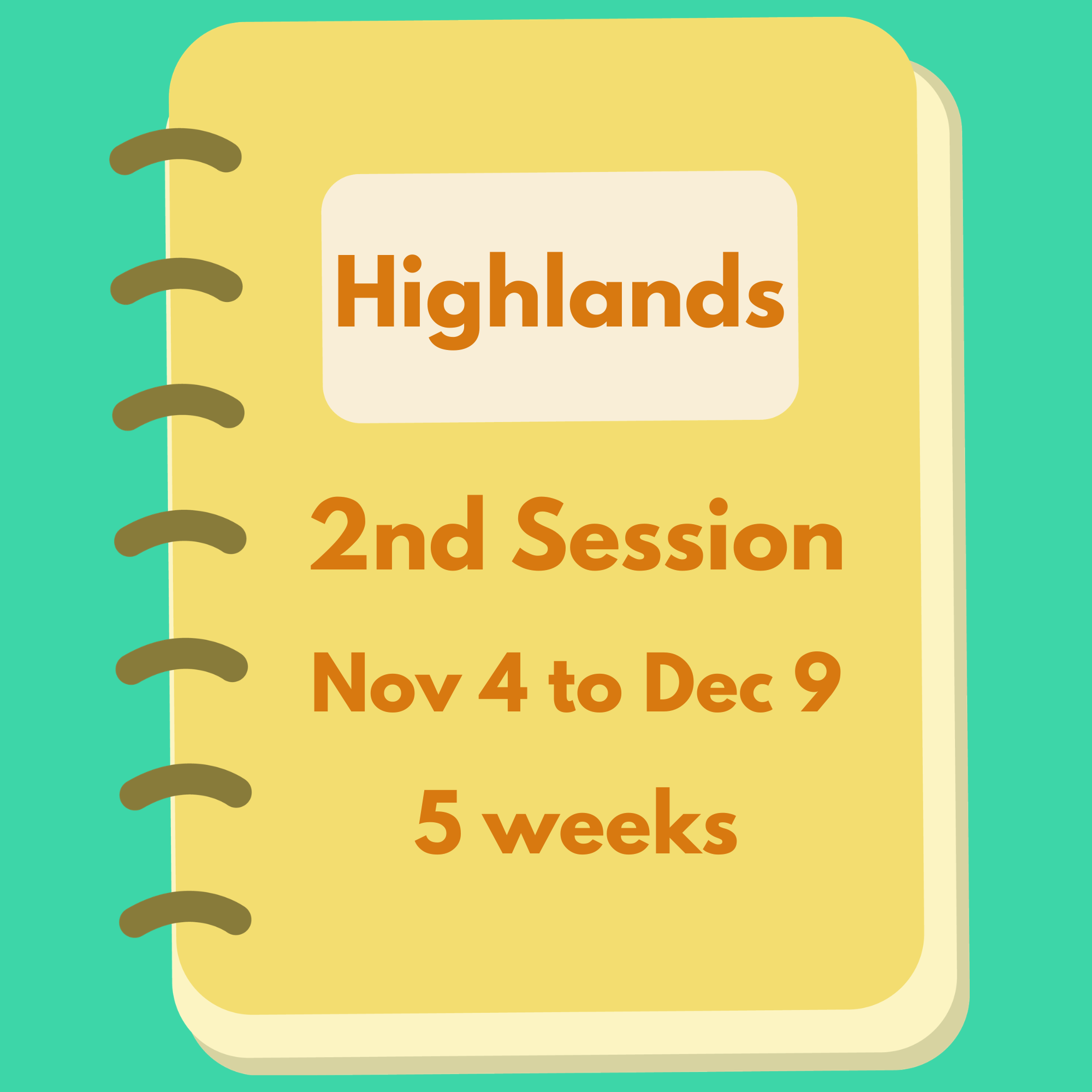 Highlands After School Art Program - 2nd Session