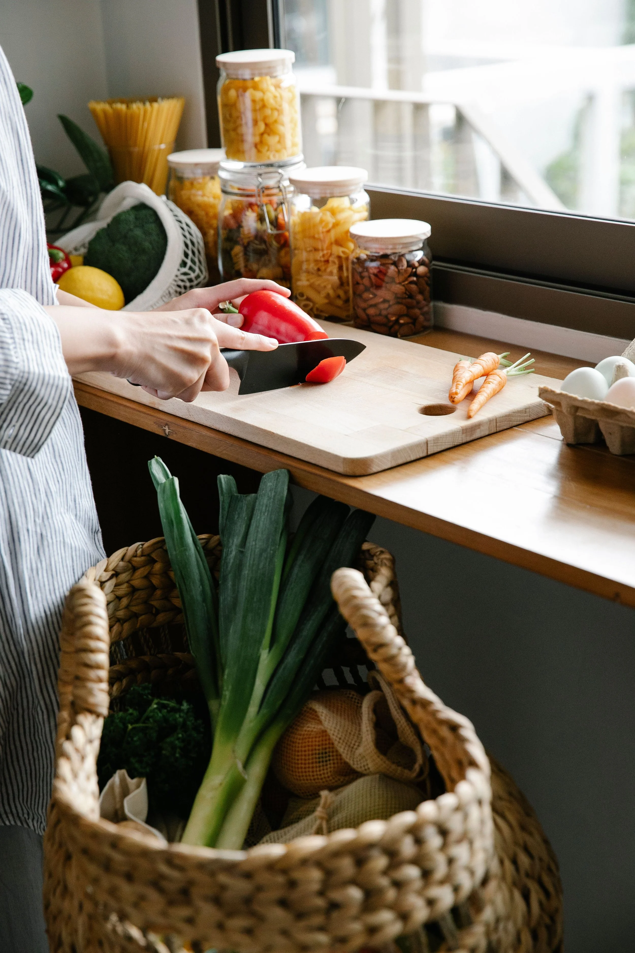 Grocery shopping & meal prep
