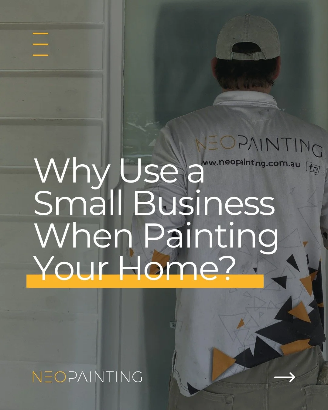 Who you choose to paint your home can make a big difference 🏡

The difference is in the details. Small businesses like ours genuinely care about the quality of every project we complete. When you choose a local painting company, you're choosing a te