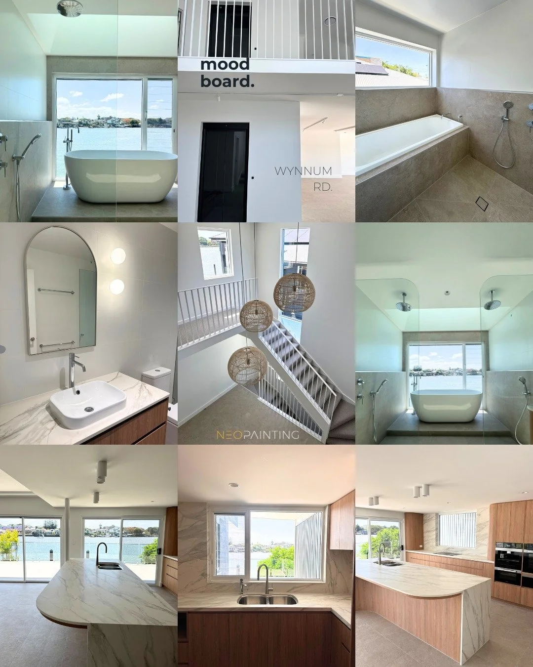 A little glimpse of the finishing touches and fixtures throughout this Wynnum Road property ✨ 3 levels of absolute waterfront luxury, this renovation by @candourbuilders is a masterpiece 👏

Internal wall colour: Dulux Snowy Mountains Half @duluxaus 