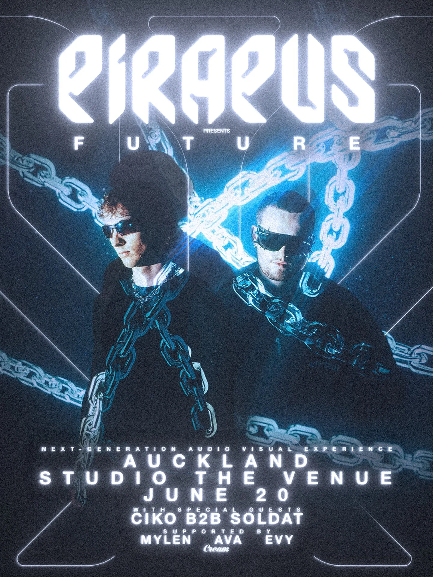 PIRAPUS F U T U R E SUPPORTS JUST DROPPED! AND IT&rsquo;S STACKED ☄️

We&rsquo;ve got special guests @justin.ciko b2b @soldatonline PLUS @mylenofficial @avadj.nz @evydnbb 👏

ONE MONTH TO GO 👊 TICKETS SELLING FAST, lock yours in 🔗 in bio!