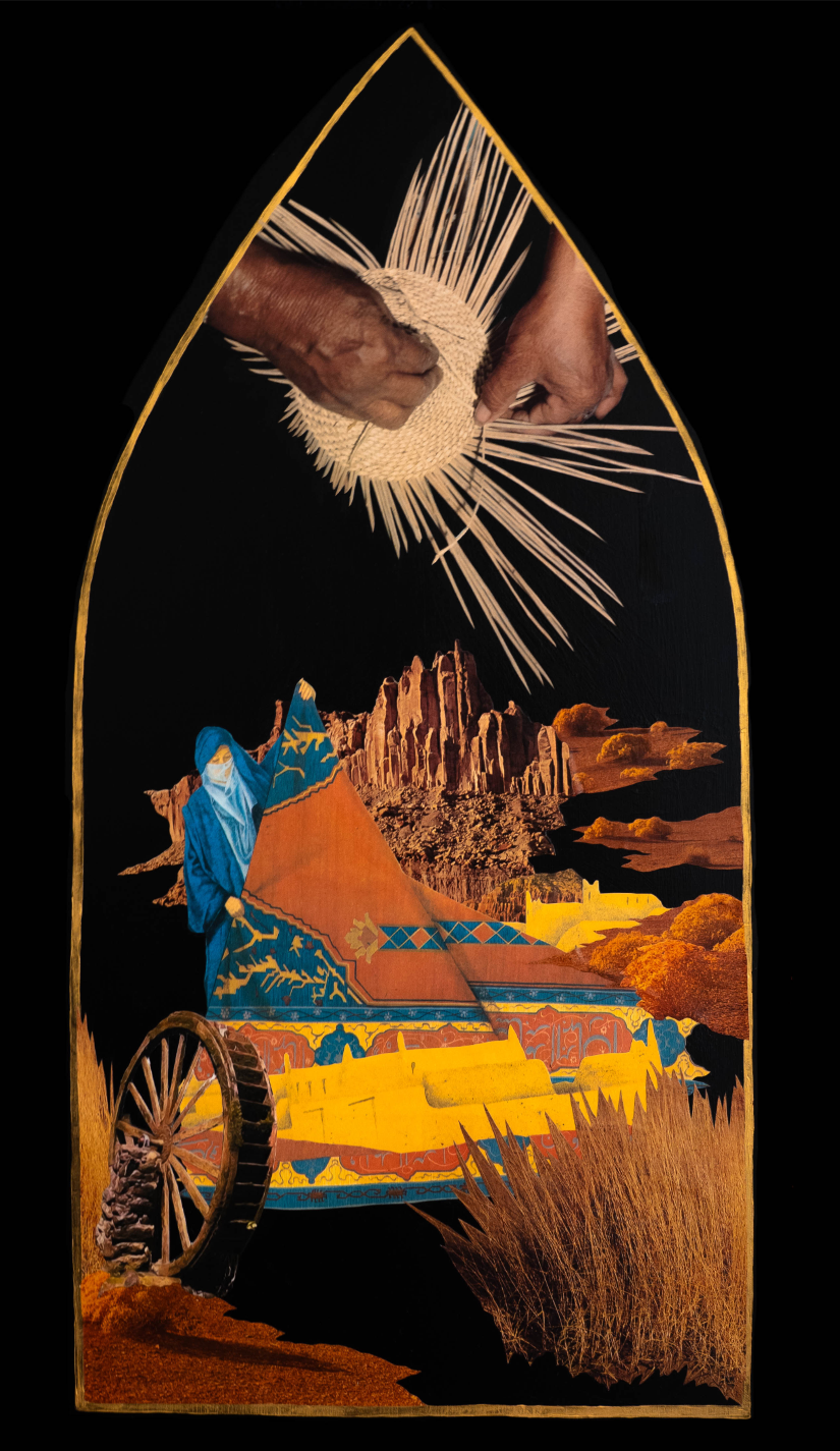 the Chariot

28" x 18" collage & acrylic on wood panel