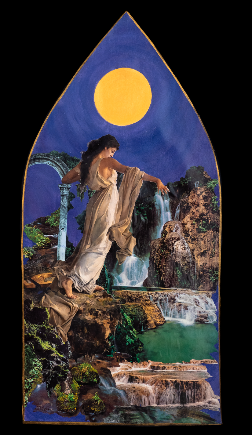 Queen of Cups

28" x 18" collage & acrylic on wood panel