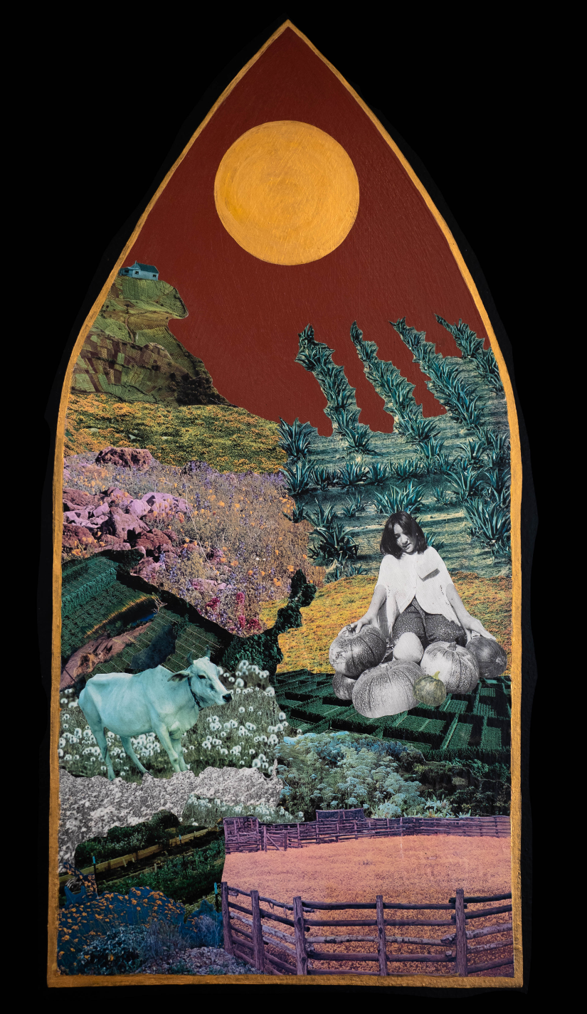 7 of Pentacles

28" x 18" collage & acrylic on wood panel