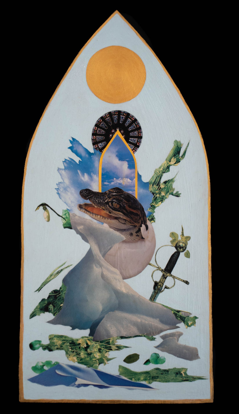 Ace of Swords

28" x 18" collage & acrylic on wood panel