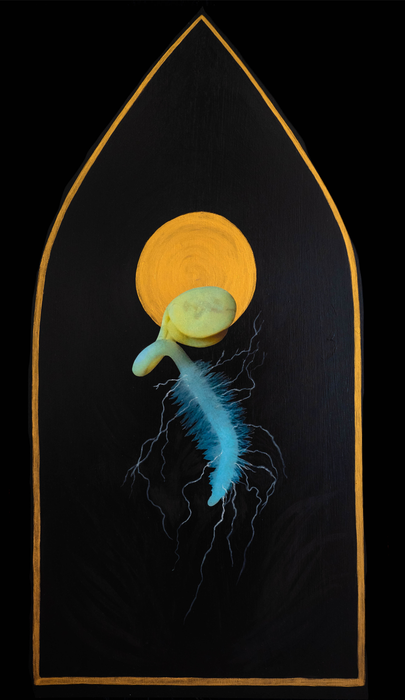 the World

28" x 18" collage & acrylic on wood panel