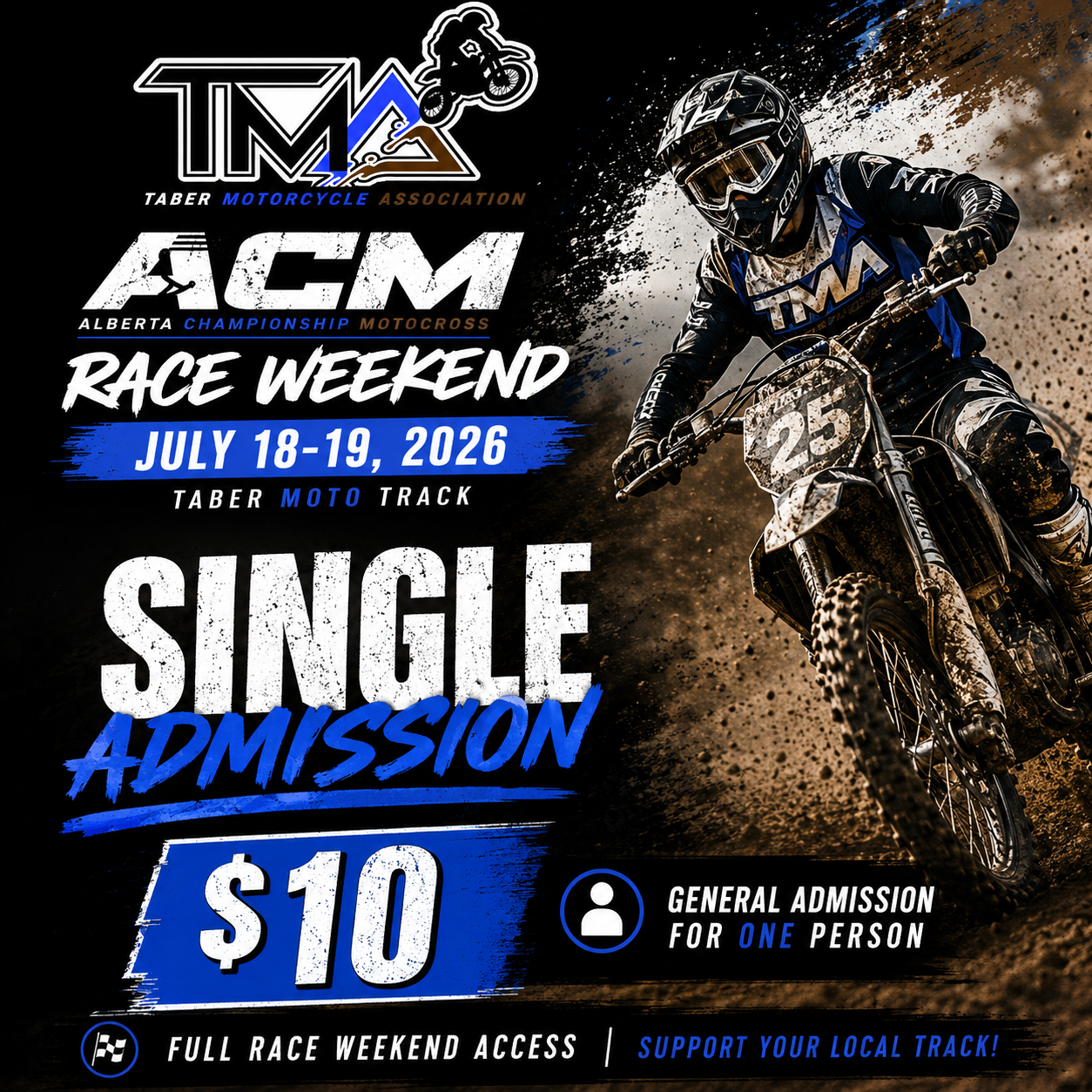 Single Admission - ACM Race Weekend