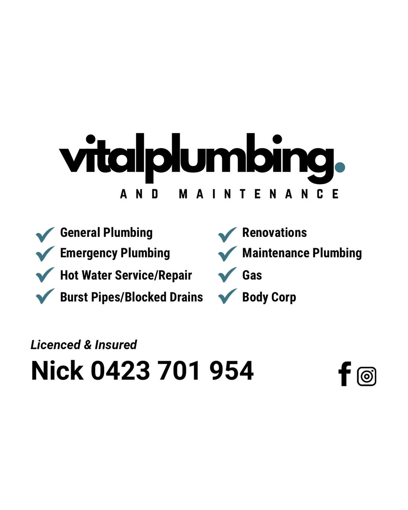 We are here to help! Servicing Melbourne, Mornington Peninsula and South East 👌🏼