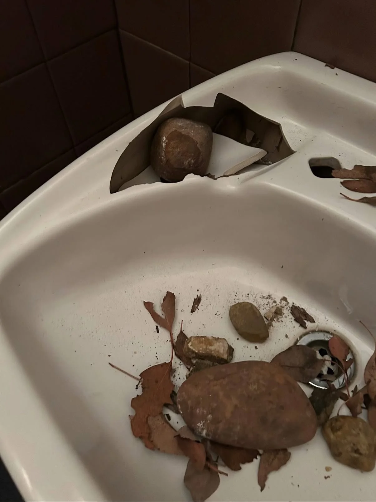 Bunch of kids vandalised the town hall, we were asked to come repair it with a new basin and restored the space to a safe and functional condition for the community. 👍